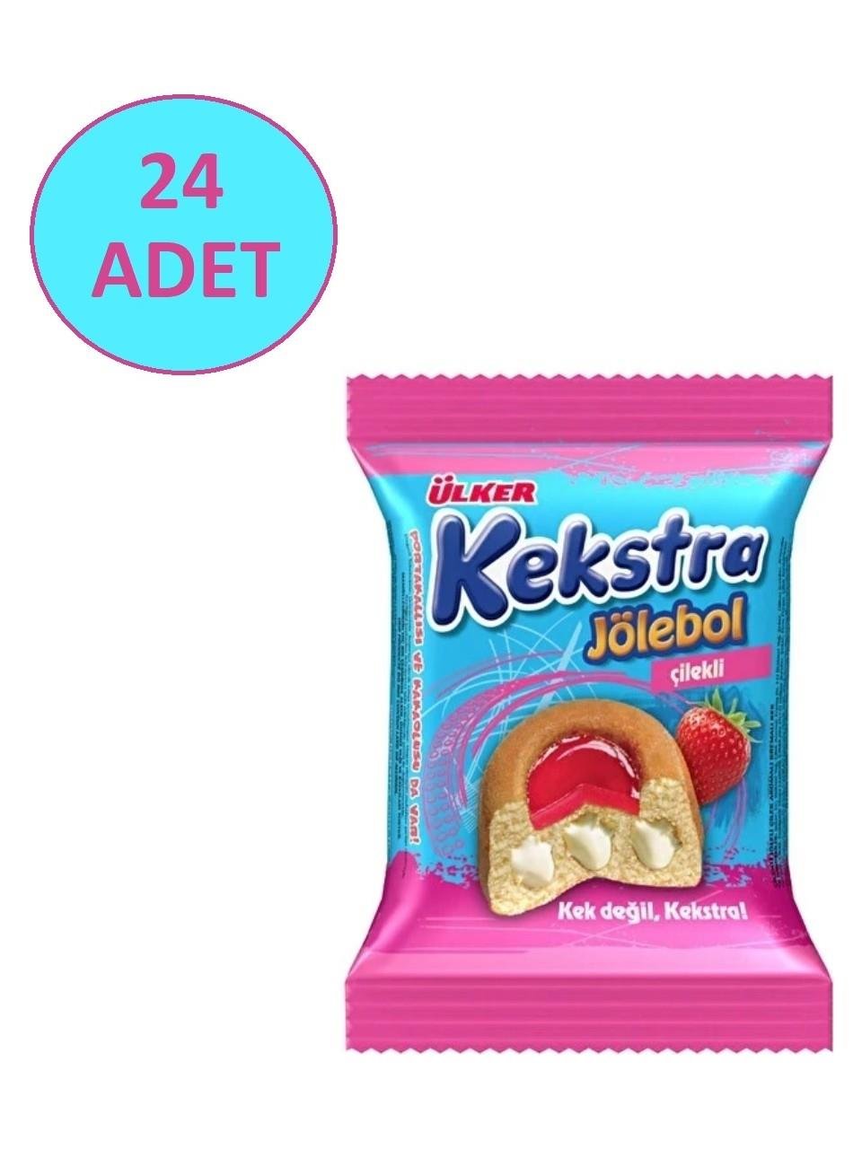 Ülker Kekstra Jölebol Çilekli 40 gr 24 lü