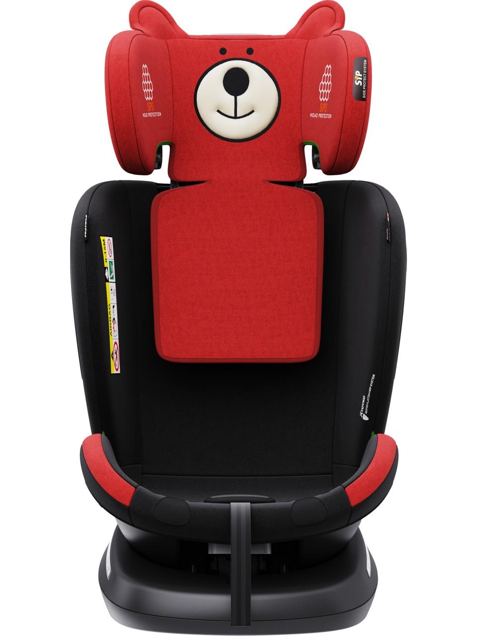 Yoyko Bear 360 ° Dönebilir Yatabilir i-Size 0-36 Kg Oto Koltuğu ISOFIX/SIP/LATCH - Gri