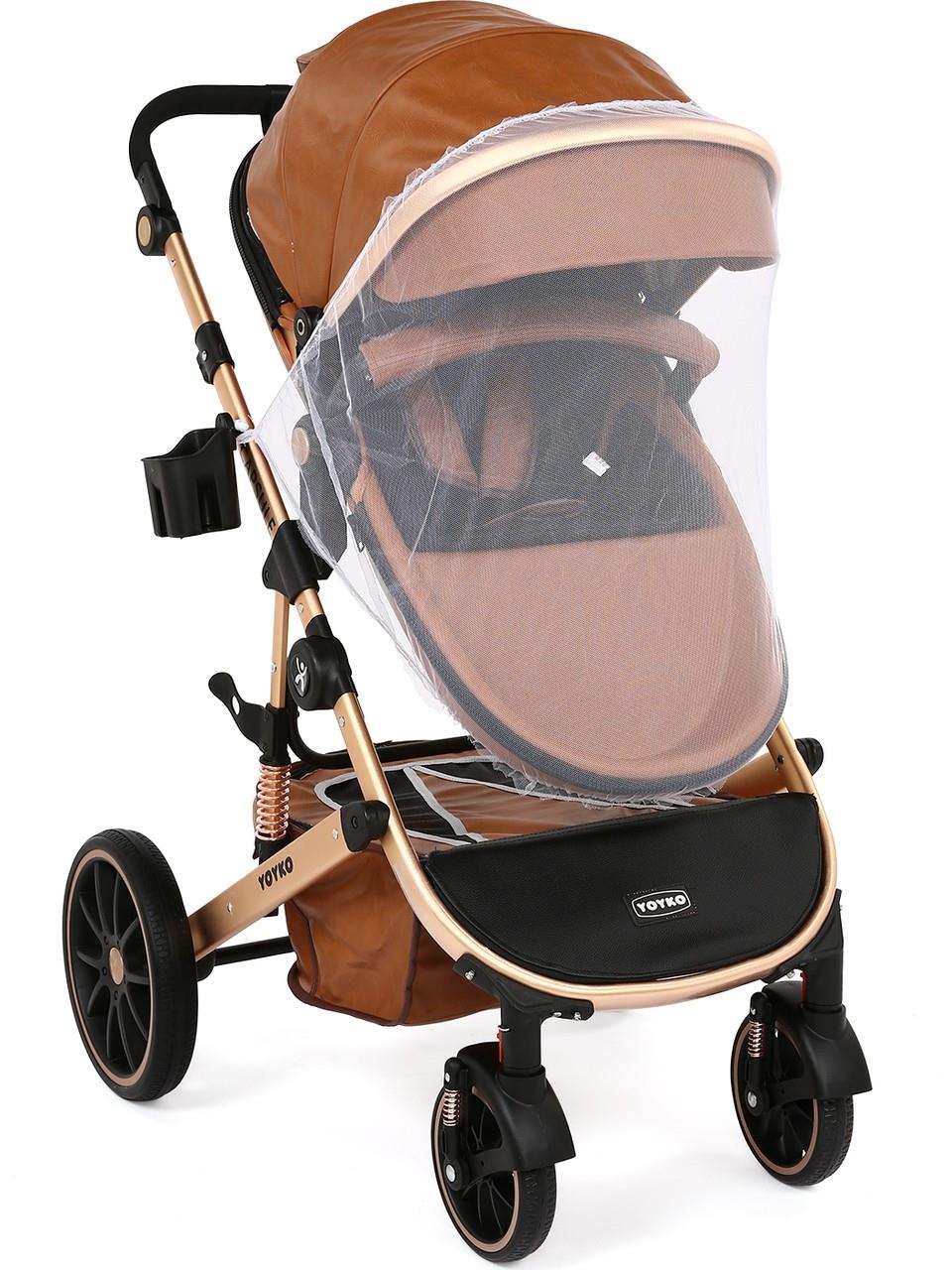 Yoyko Capsule Egg Travel Sistem Bebek Arabası Siyah Rose