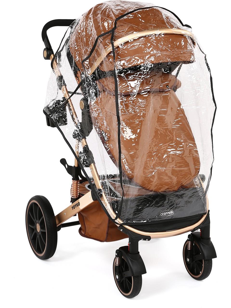 Yoyko Capsule Egg Travel Sistem Bebek Arabası Siyah Rose