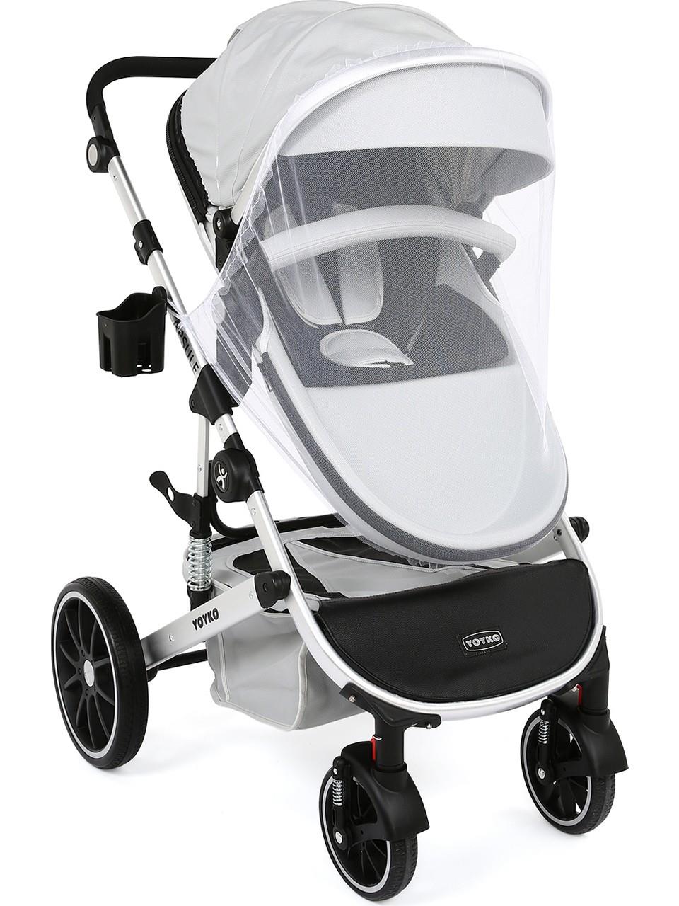 Yoyko Capsule Egg Travel Sistem Bebek Arabası Siyah Rose