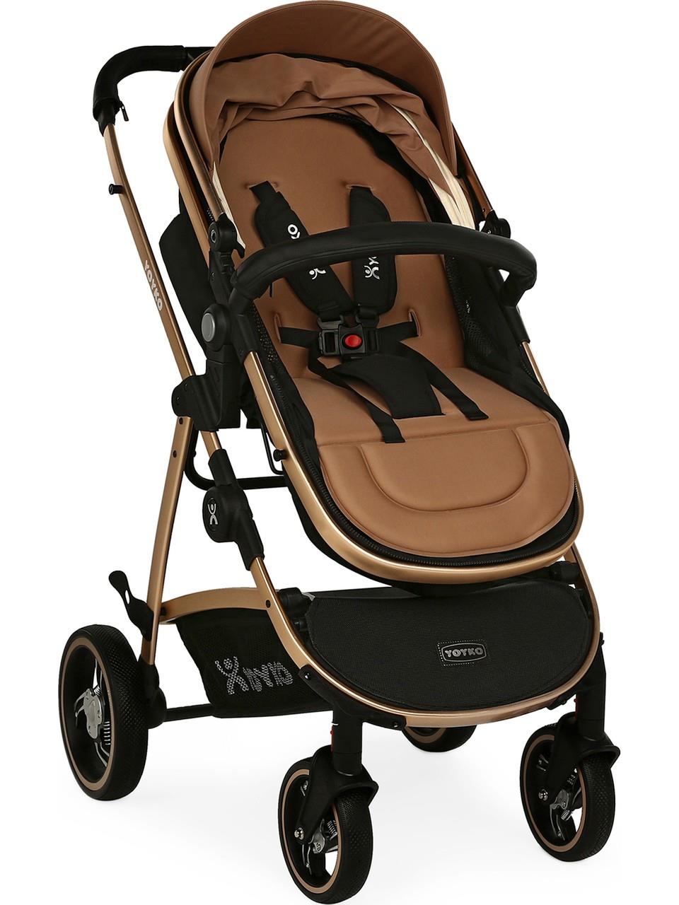Yoyko City Seyahat Sistem Bebek Arabası 3 İn 1 Gri Silver