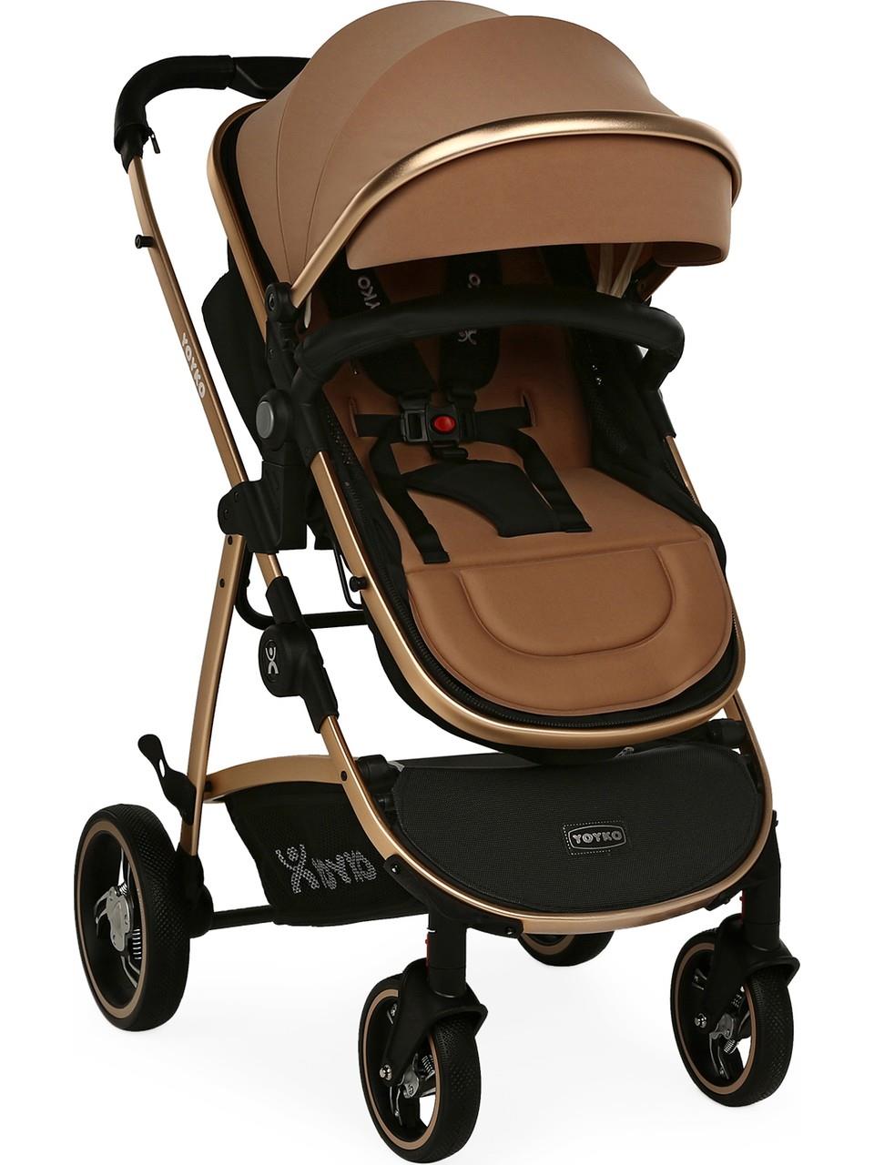 Yoyko City Seyahat Sistem Bebek Arabası 3 İn 1 Gri Silver