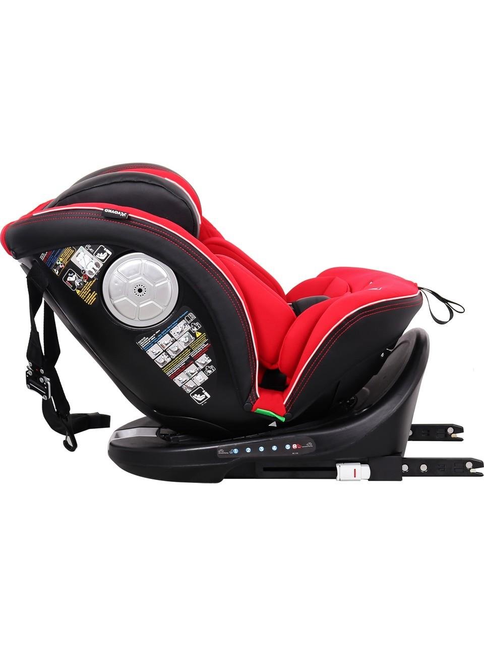 Yoyko Ultimate 360 ° Dönebilir Yatabilir 0-36 Kg Deri Oto Koltuğu ISOFIX/SIP/LATCH Gri