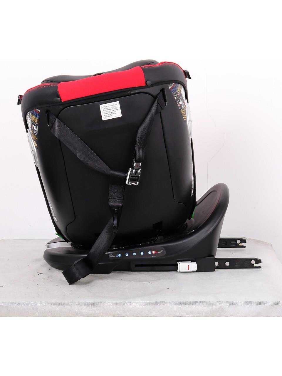 Yoyko Ultimate 360 ° Dönebilir Yatabilir 0-36 Kg Deri Oto Koltuğu ISOFIX/SIP/LATCH Gri