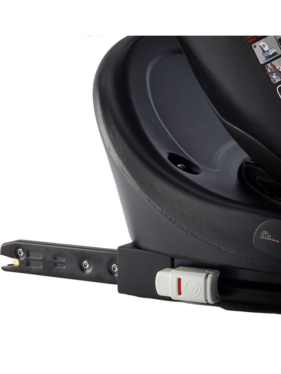 Yoyko Ultimate 360 ° Dönebilir Yatabilir 0-36 Kg Deri Oto Koltuğu ISOFIX/SIP/LATCH Gri