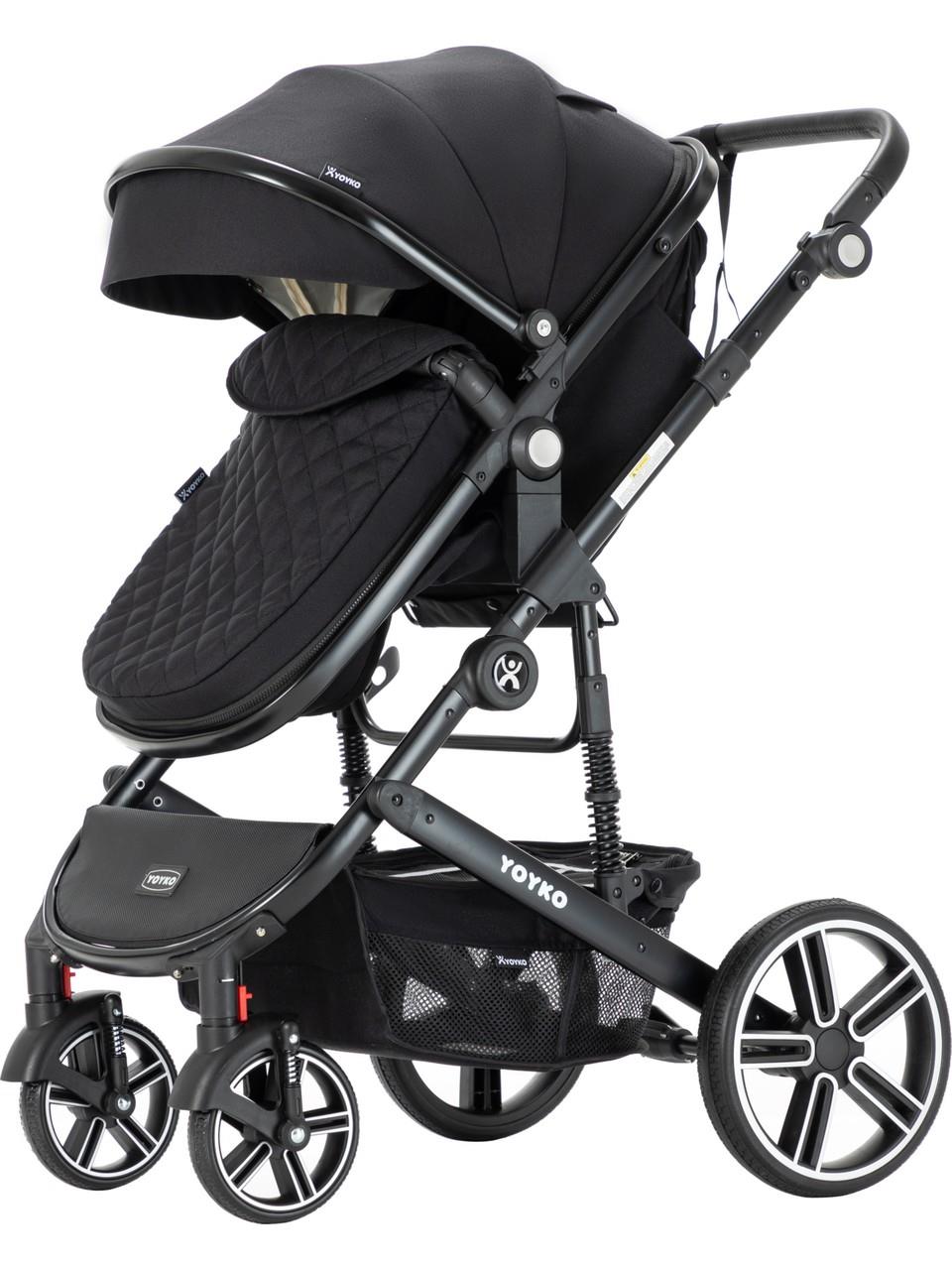 Yoyko Ultimate Travel Sistem Bebek Arabası 3 in 1 Gri Silver
