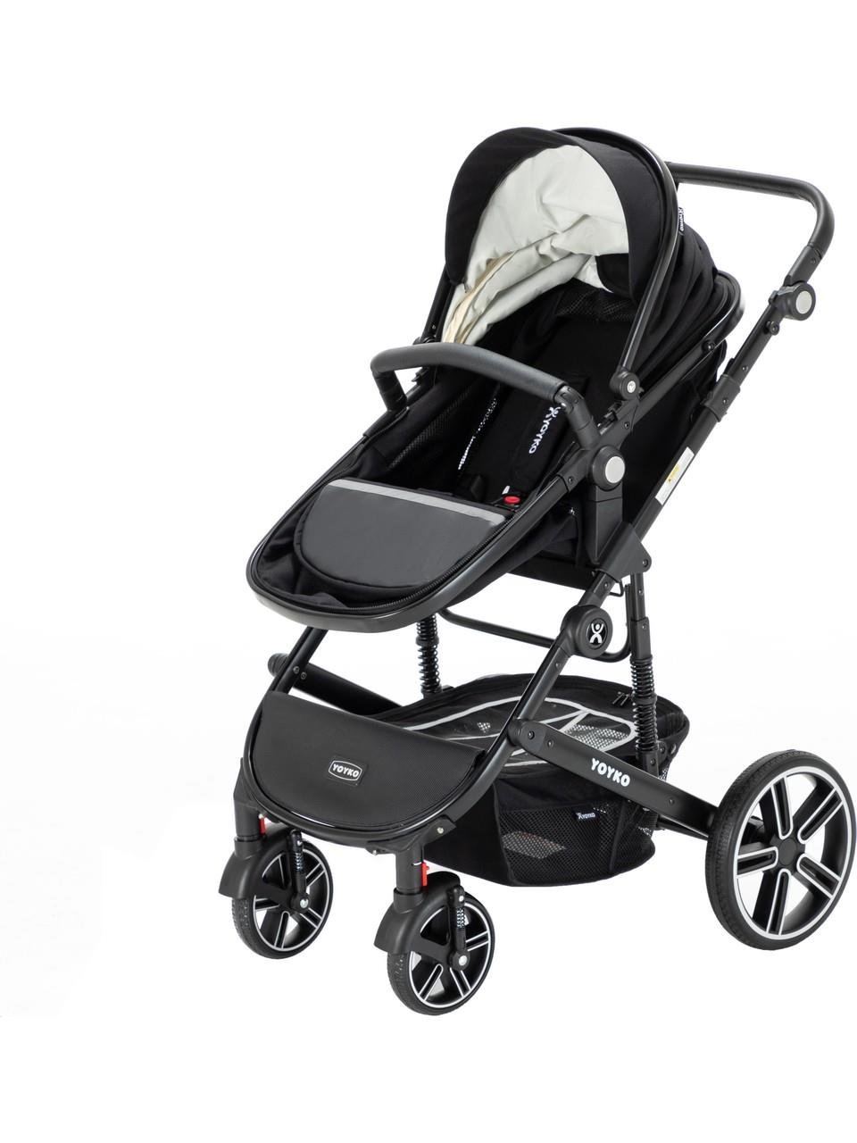 Yoyko Ultimate Travel Sistem Bebek Arabası 3 in 1 Gri Silver