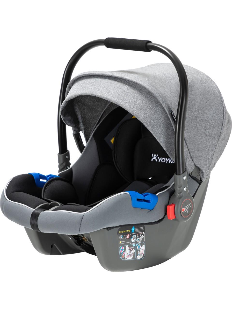 Yoyko Ultimate Travel Sistem Bebek Arabası 3 in 1 Gri Silver