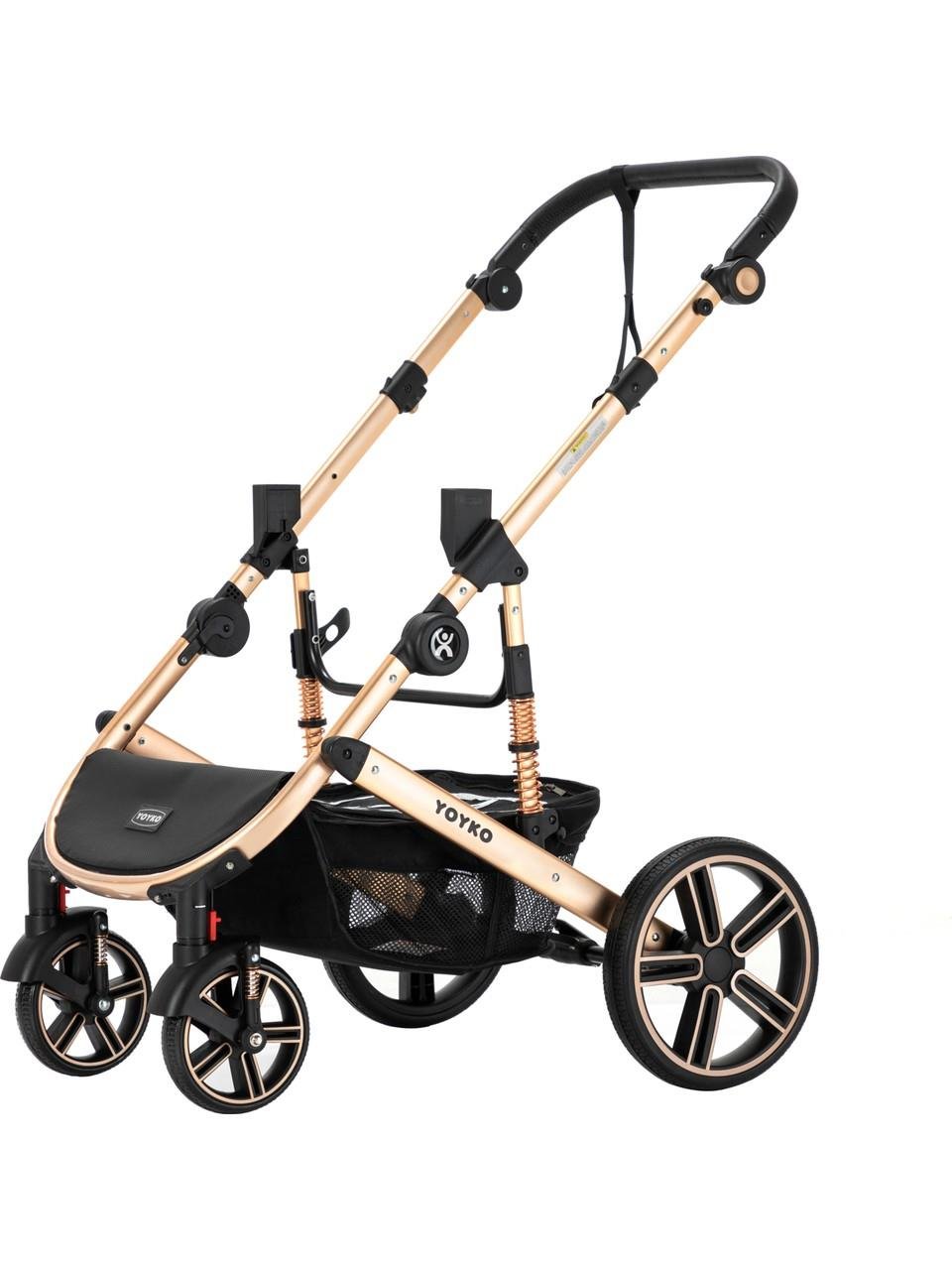 Yoyko Ultimate Travel Sistem Bebek Arabası 3 in 1 Gri Silver