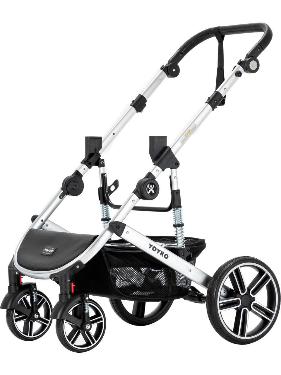 Yoyko Ultimate Travel Sistem Bebek Arabası 3 in 1 Gri Silver