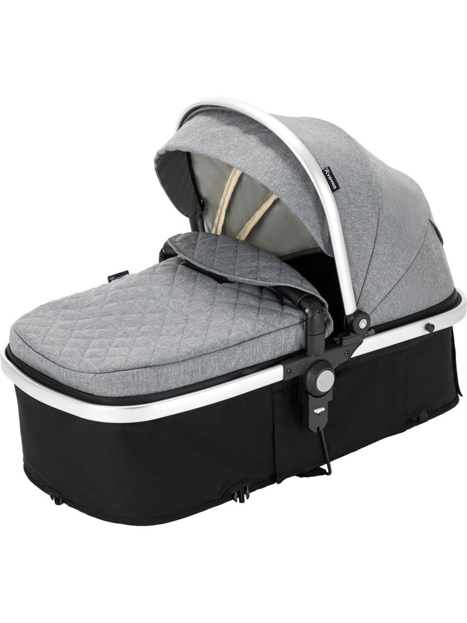 Yoyko Ultimate Travel Sistem Bebek Arabası 3 in 1 Gri Silver