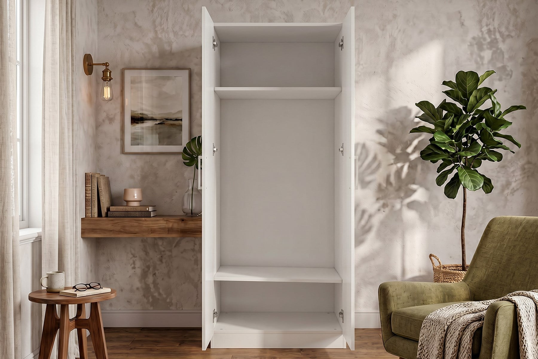 Echo 2 Kapaklı Dolap