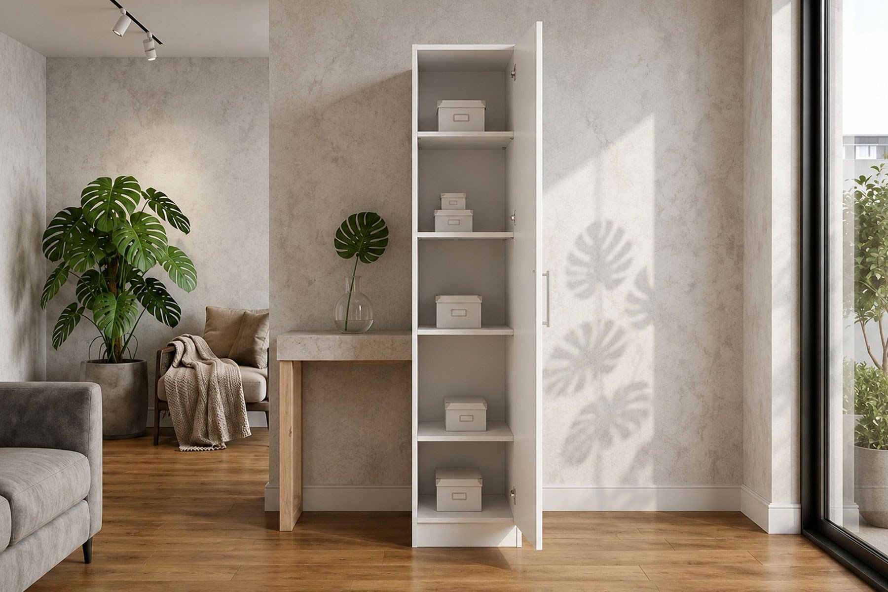 Letto Kapaklı Ahşap Dolap
