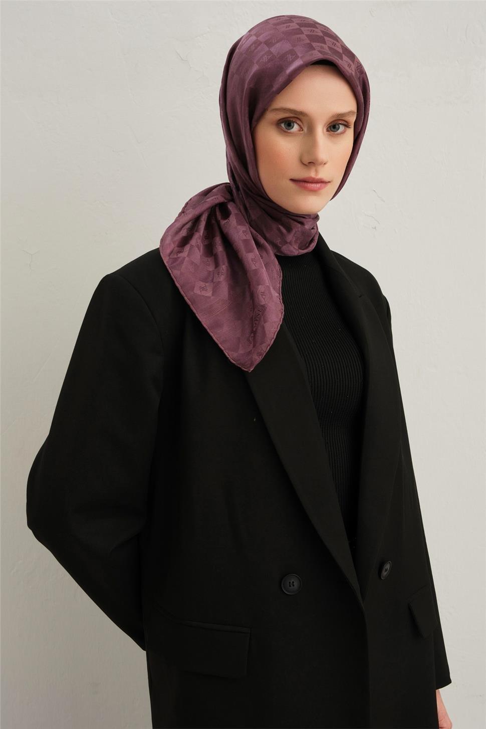 Armine Jakarlı İpek Pamuk Eşarp