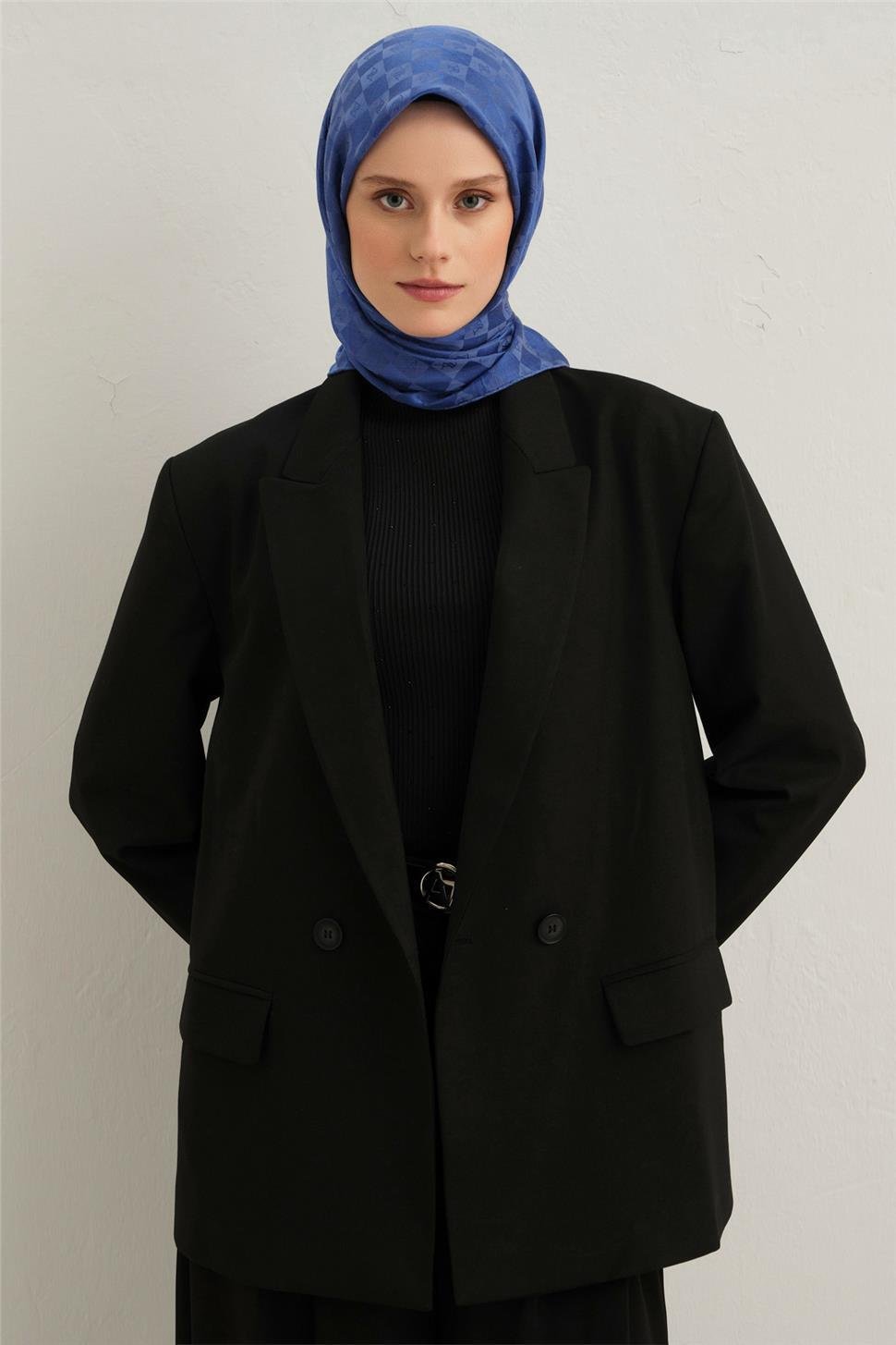 Armine Jakarlı İpek Pamuk Eşarp
