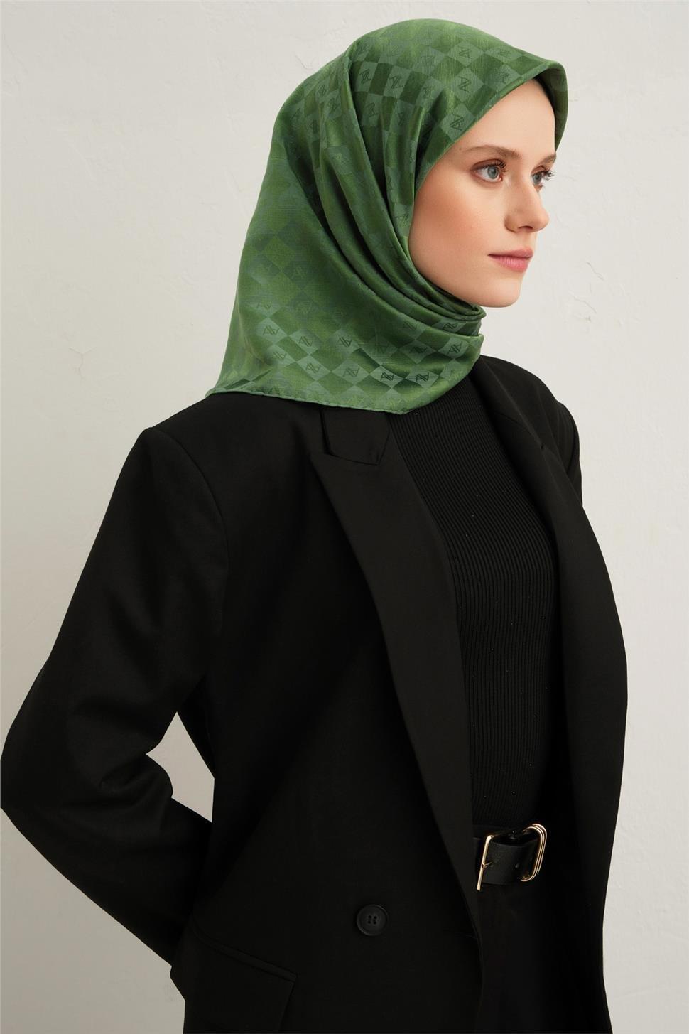 Armine Jakarlı İpek Pamuk Eşarp