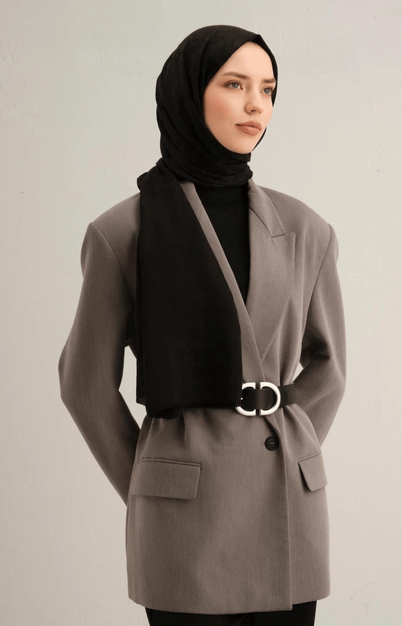 Armine Jakarlı İpek Pamuk Şal 