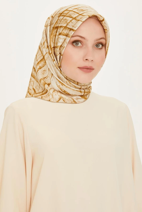Armine Sura Saf İpek Eşarp 