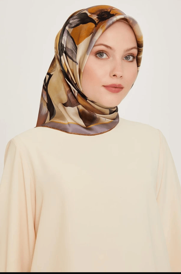Armine Sura Saf İpek Eşarp 