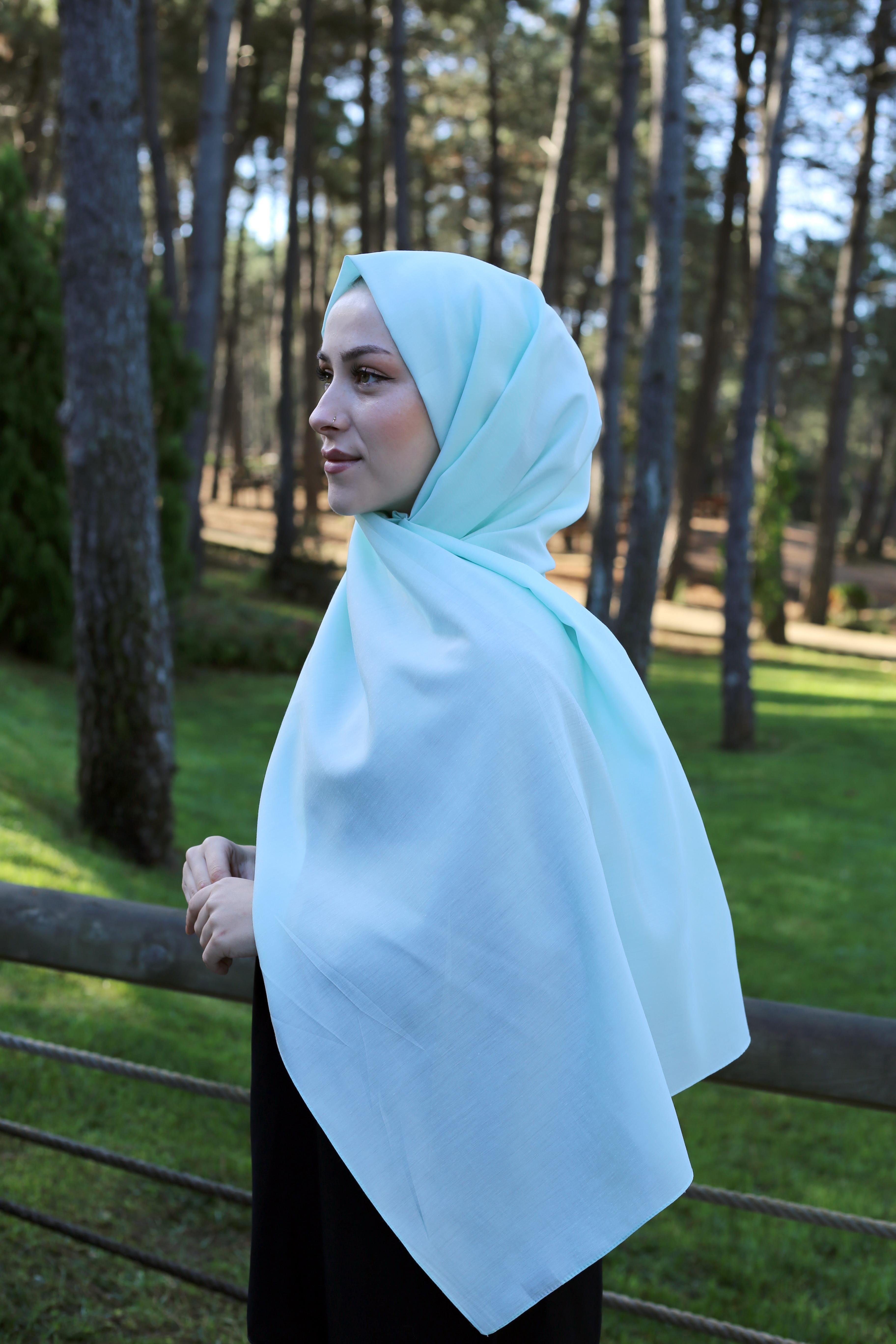 Düz Modal Polyester Şal 