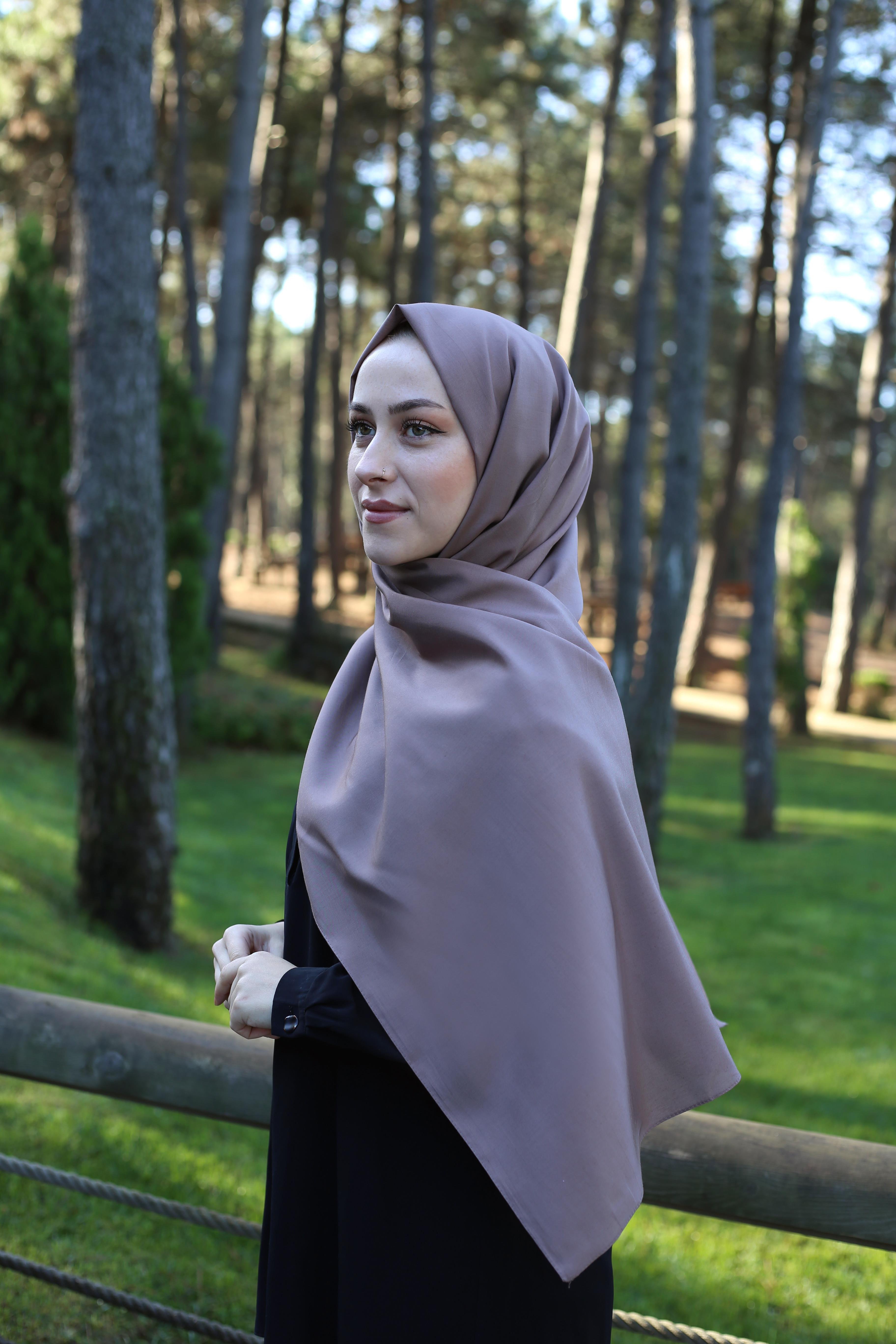 Düz Modal Polyester Şal 