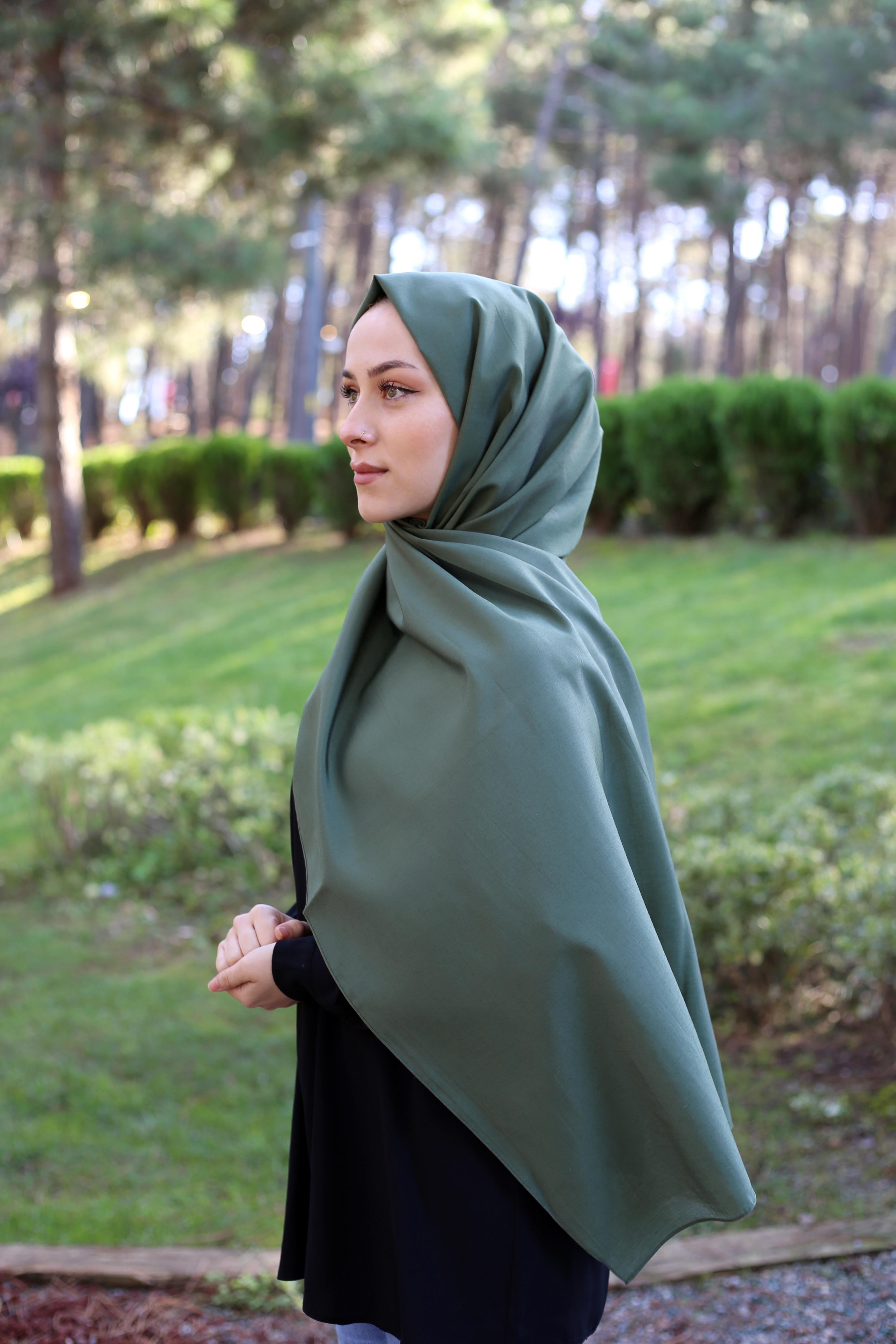 Düz Modal Polyester Şal 