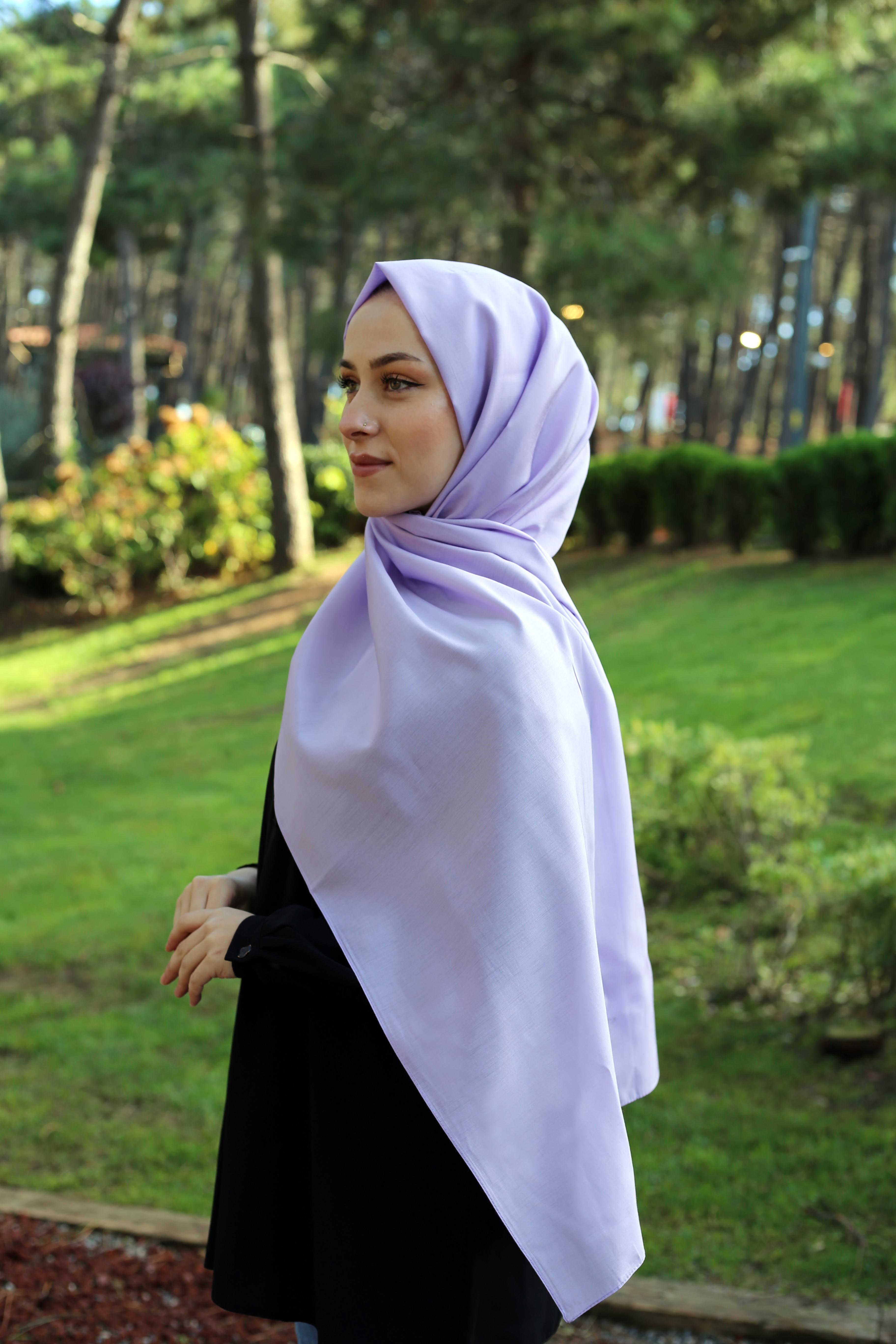 Düz Modal Polyester Şal 