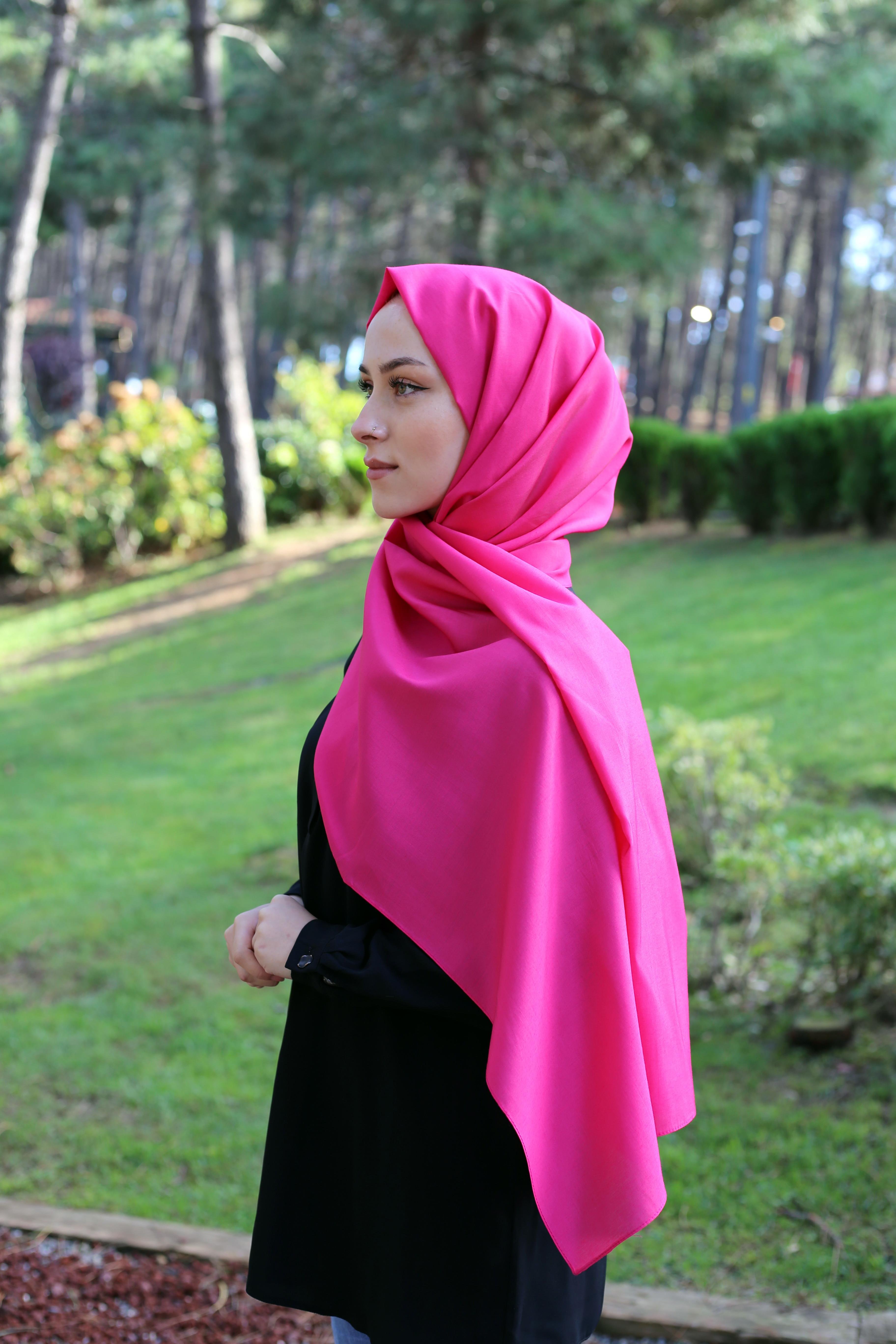 Düz Modal Polyester Şal 