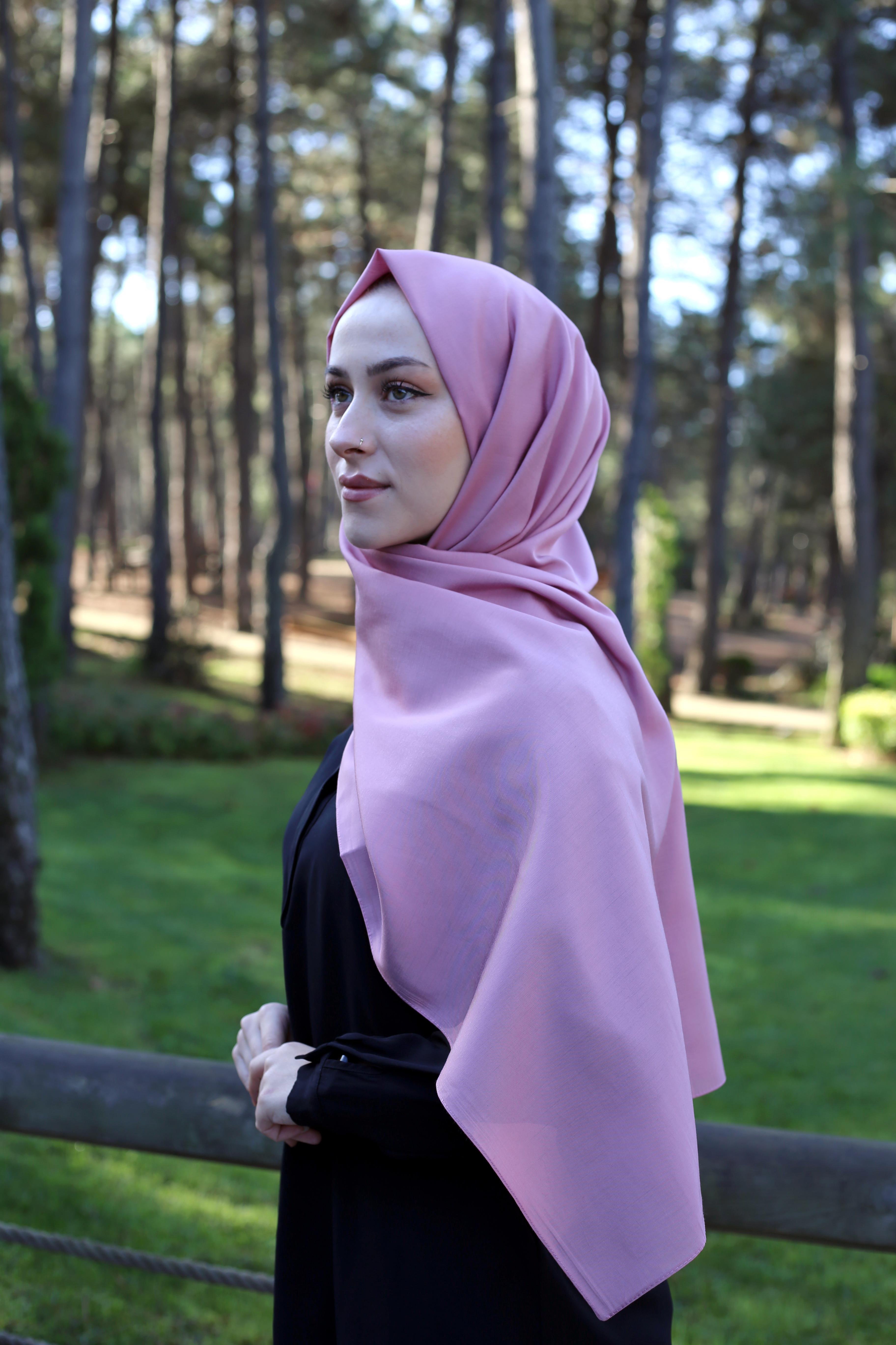 Düz Modal Polyester Şal 