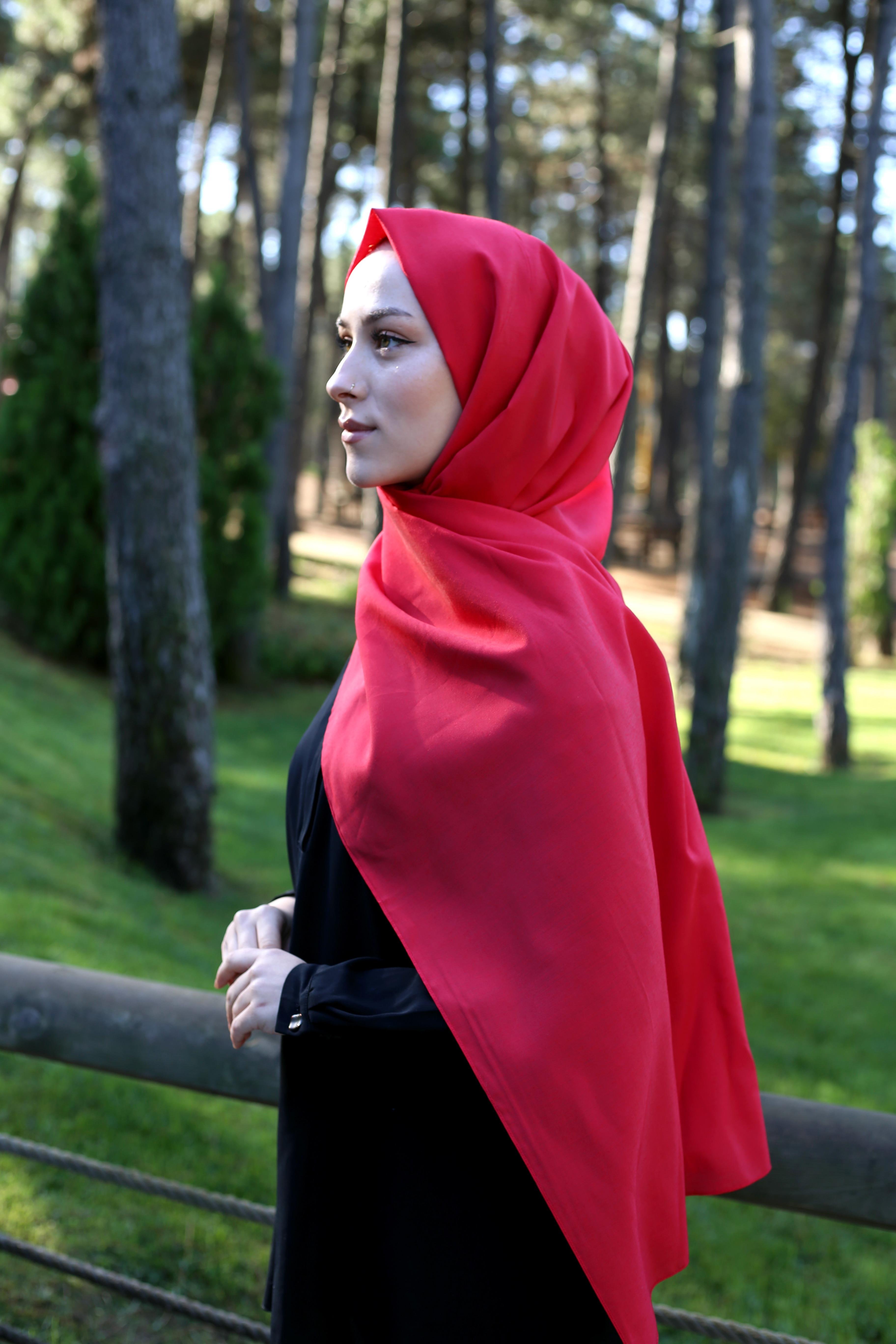 Düz Modal Polyester Şal 