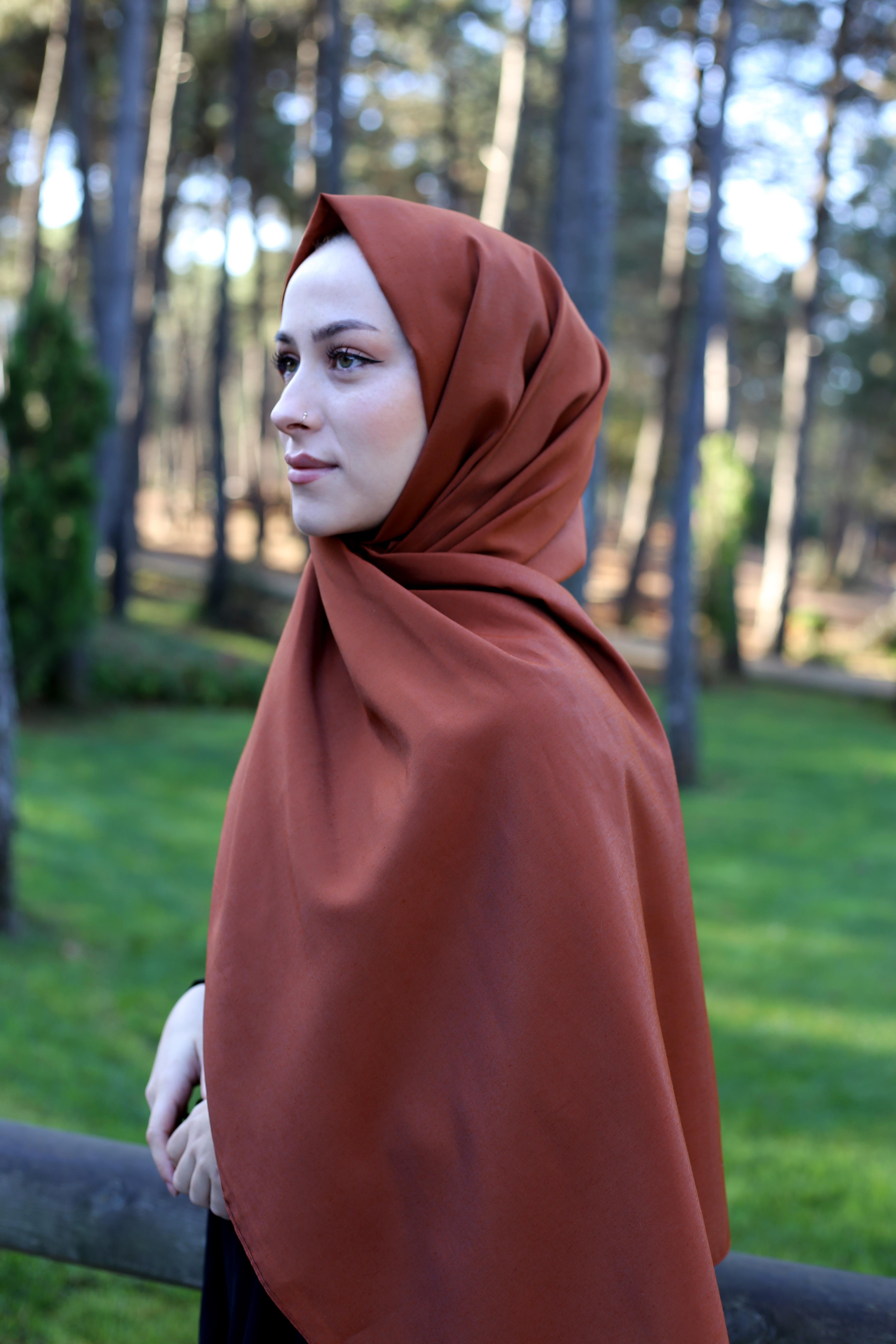 Düz Modal Polyester Şal 