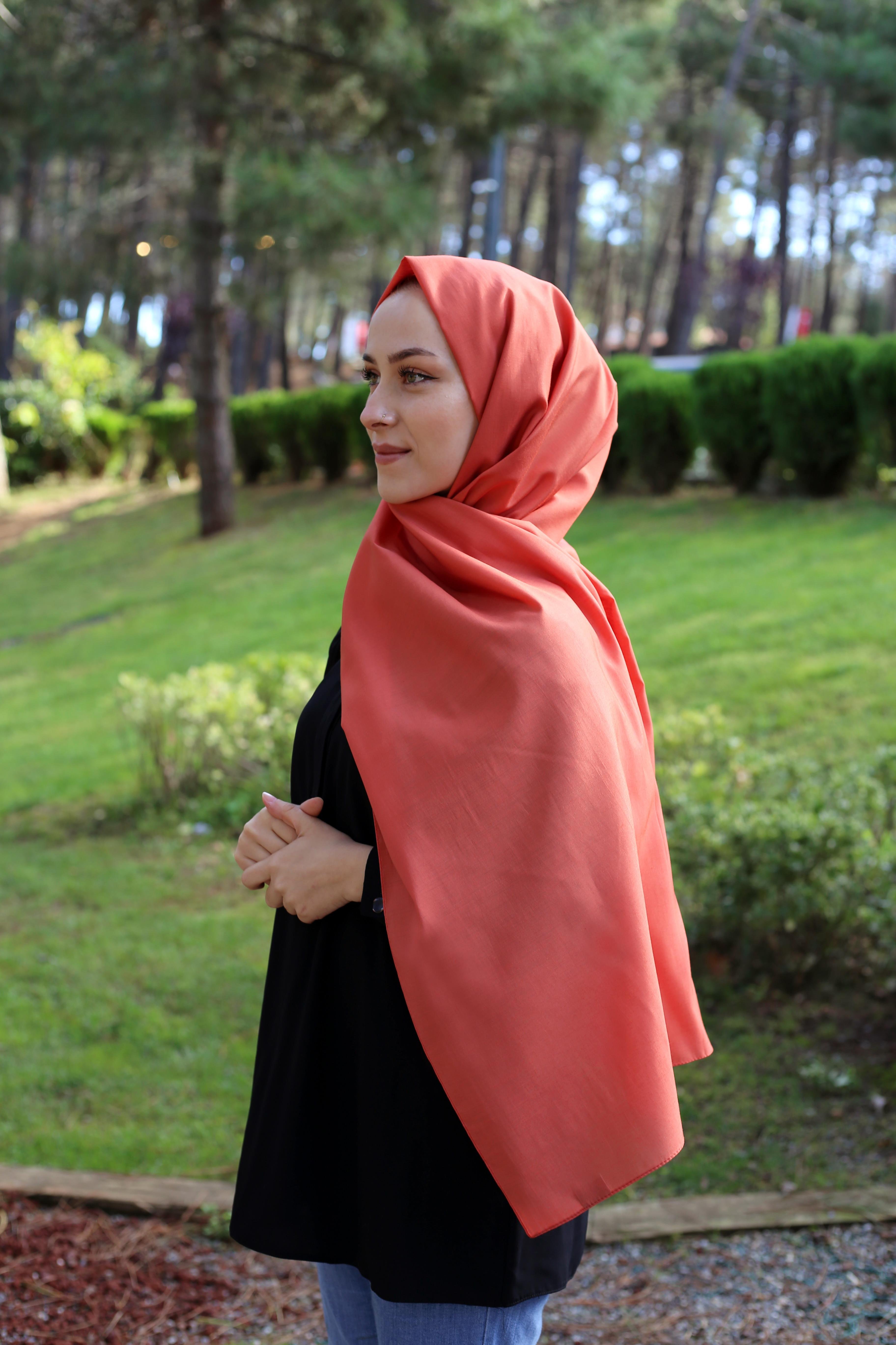 Düz Modal Polyester Şal 