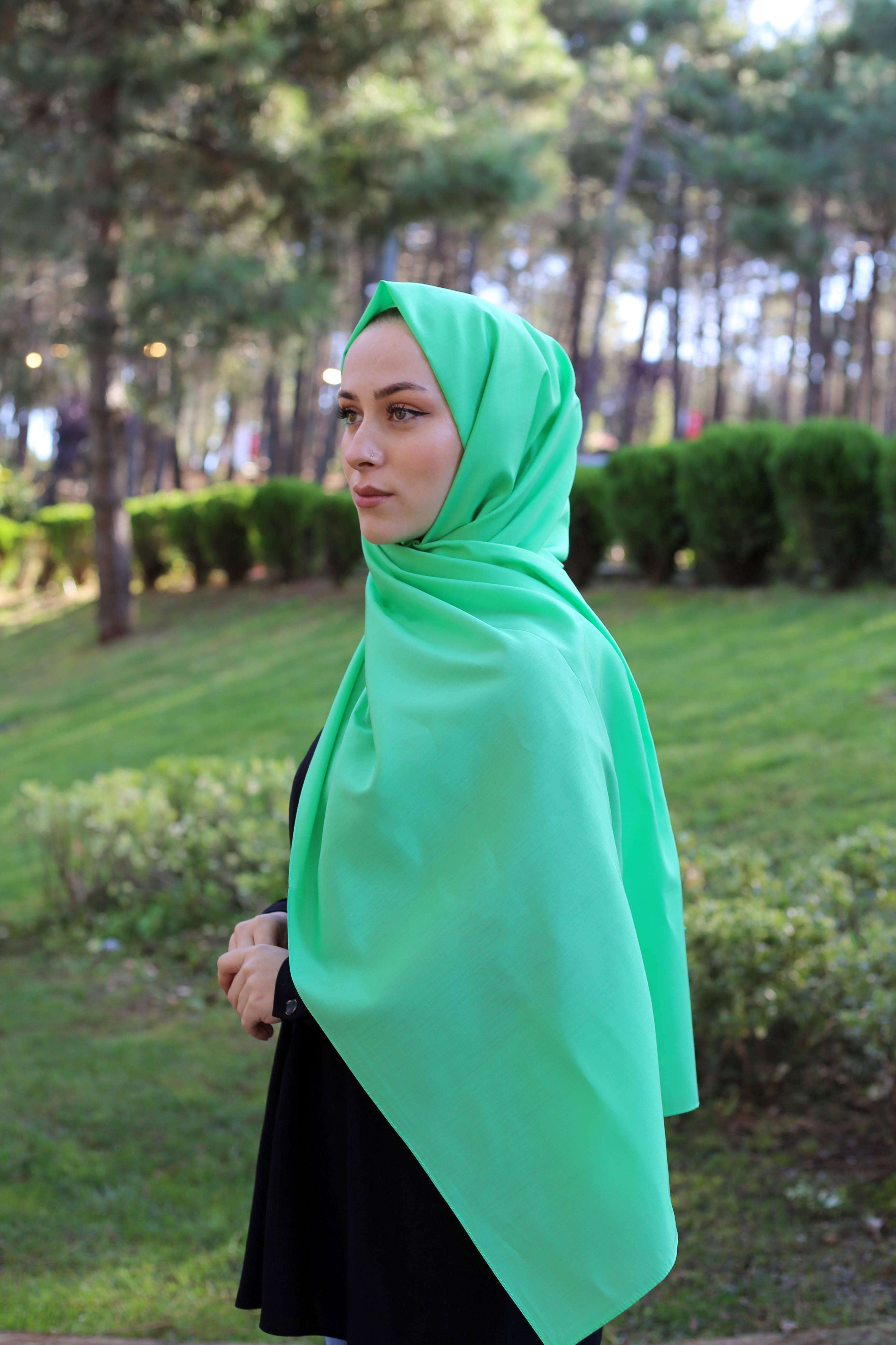 Düz Modal Polyester Şal 