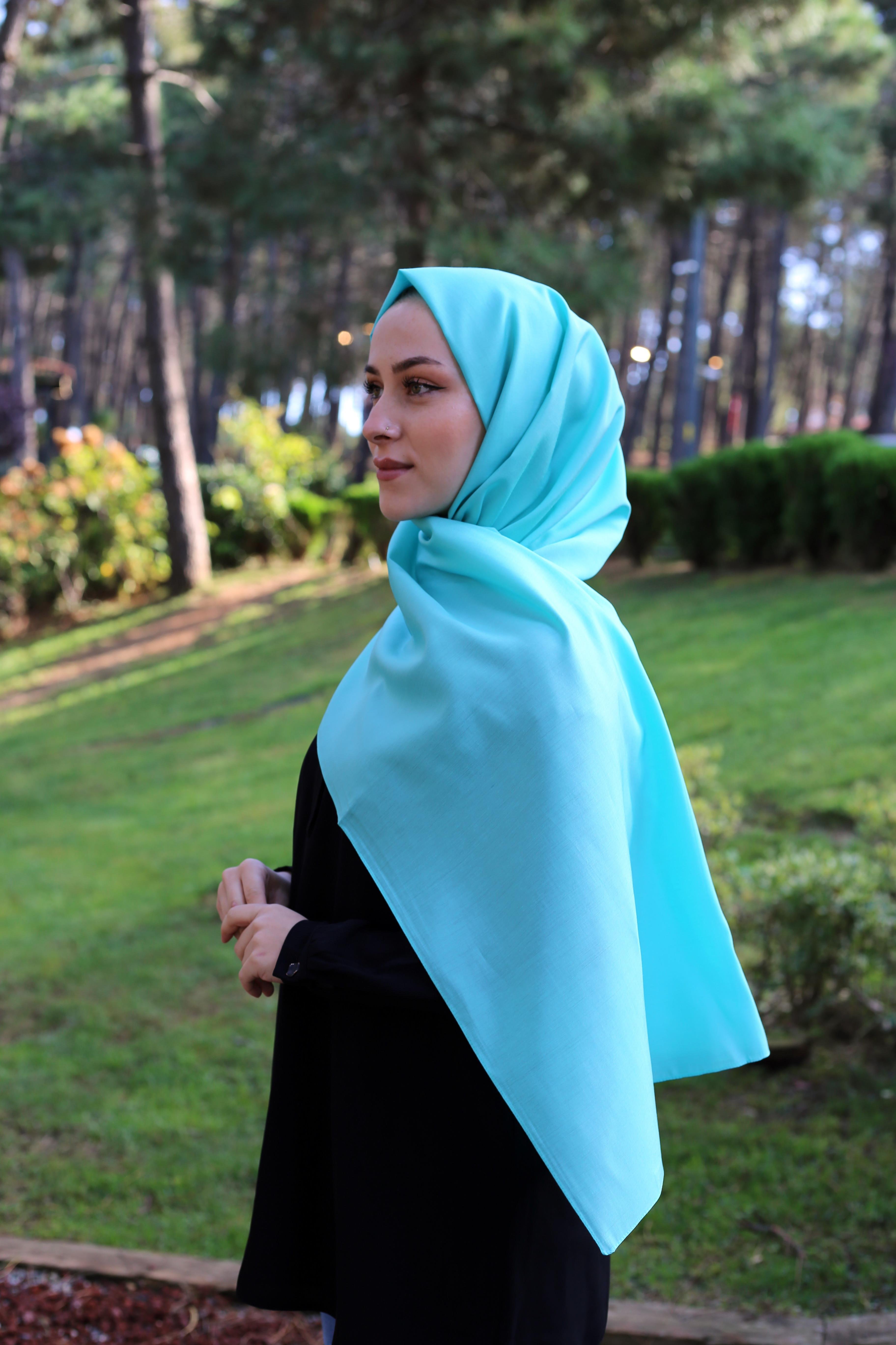 Düz Modal Polyester Şal 