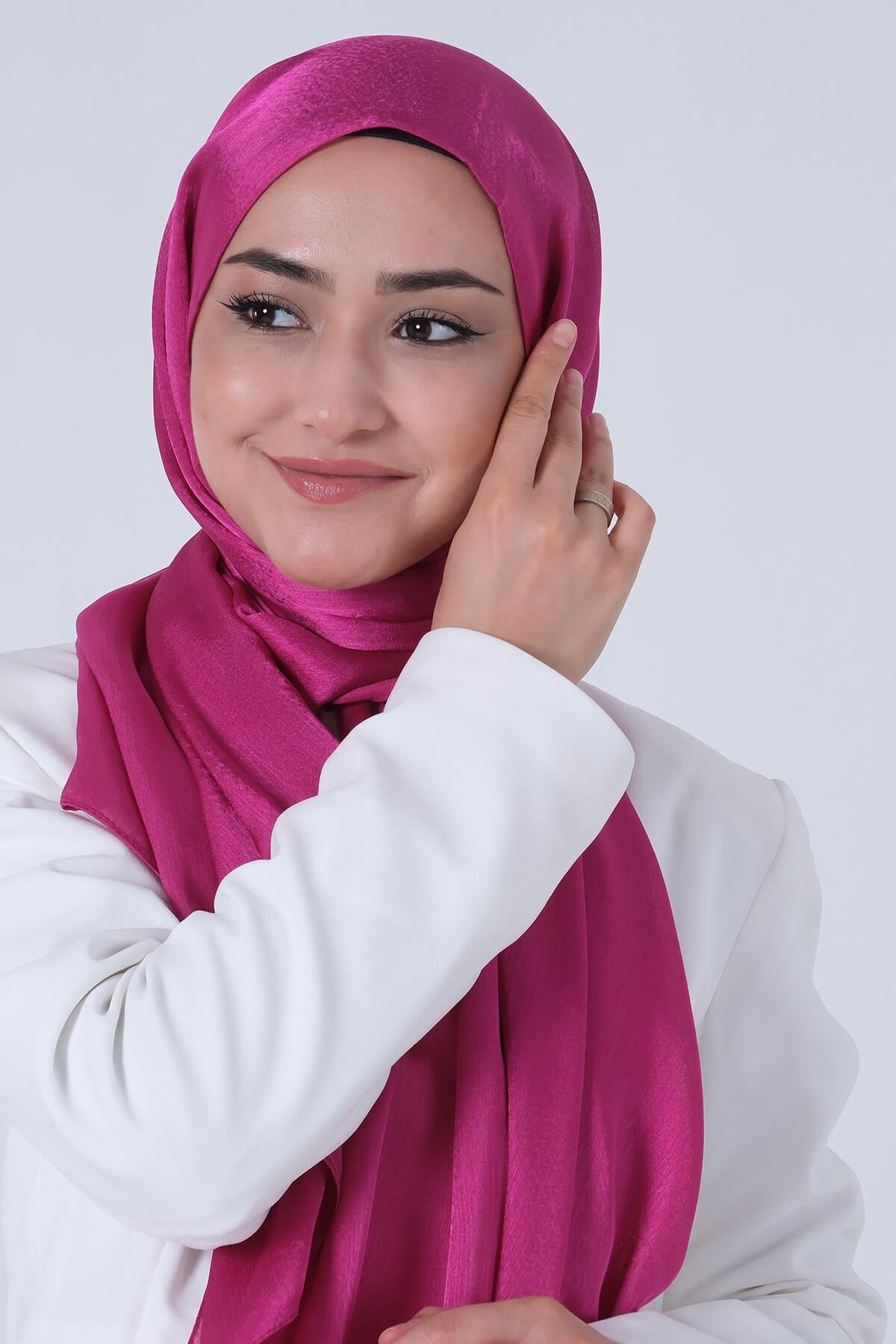 Harem Scarf Janjan Şal Fuşya