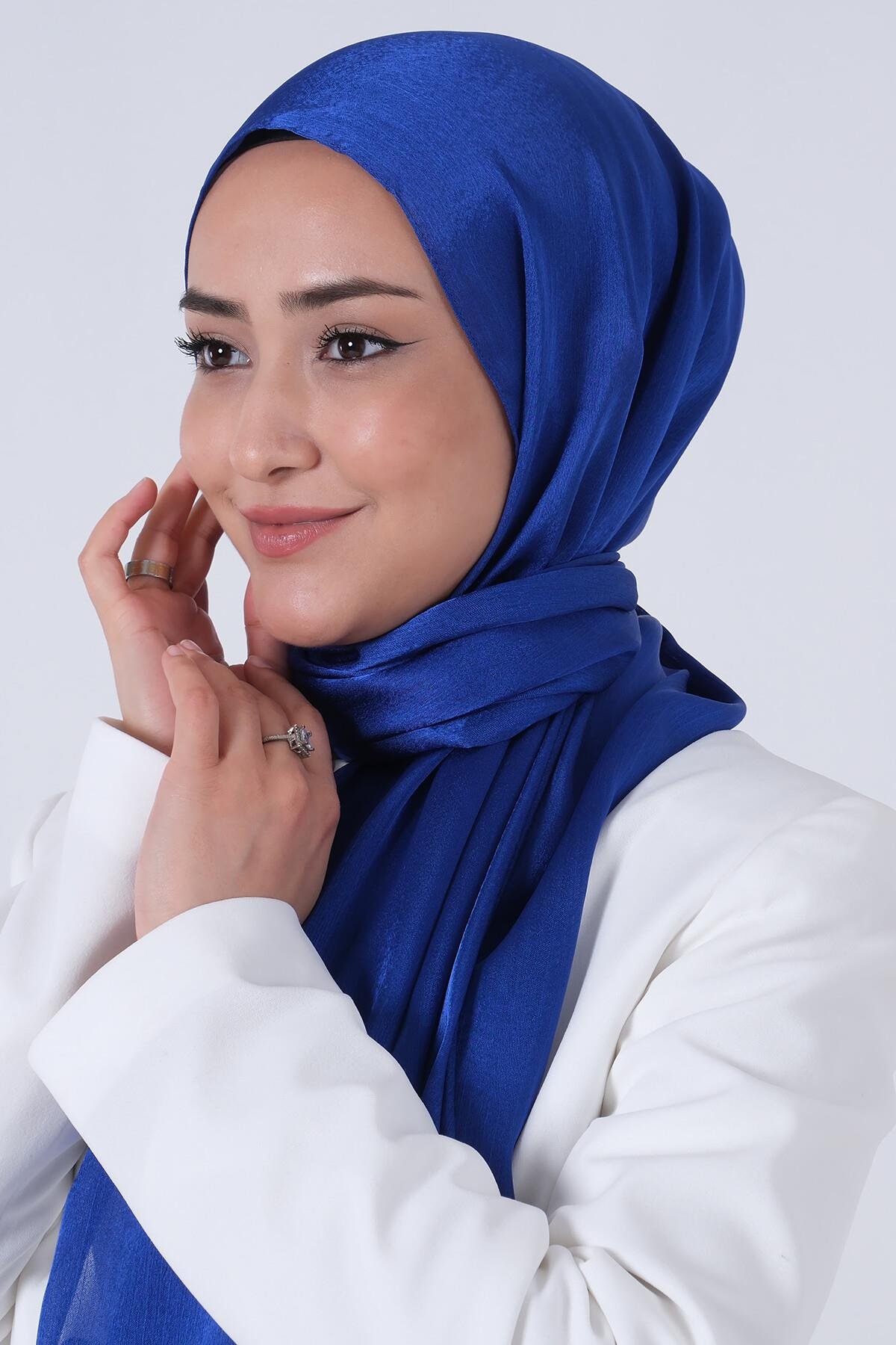Harem Scarf Janjan Şal Gece Mavisi
