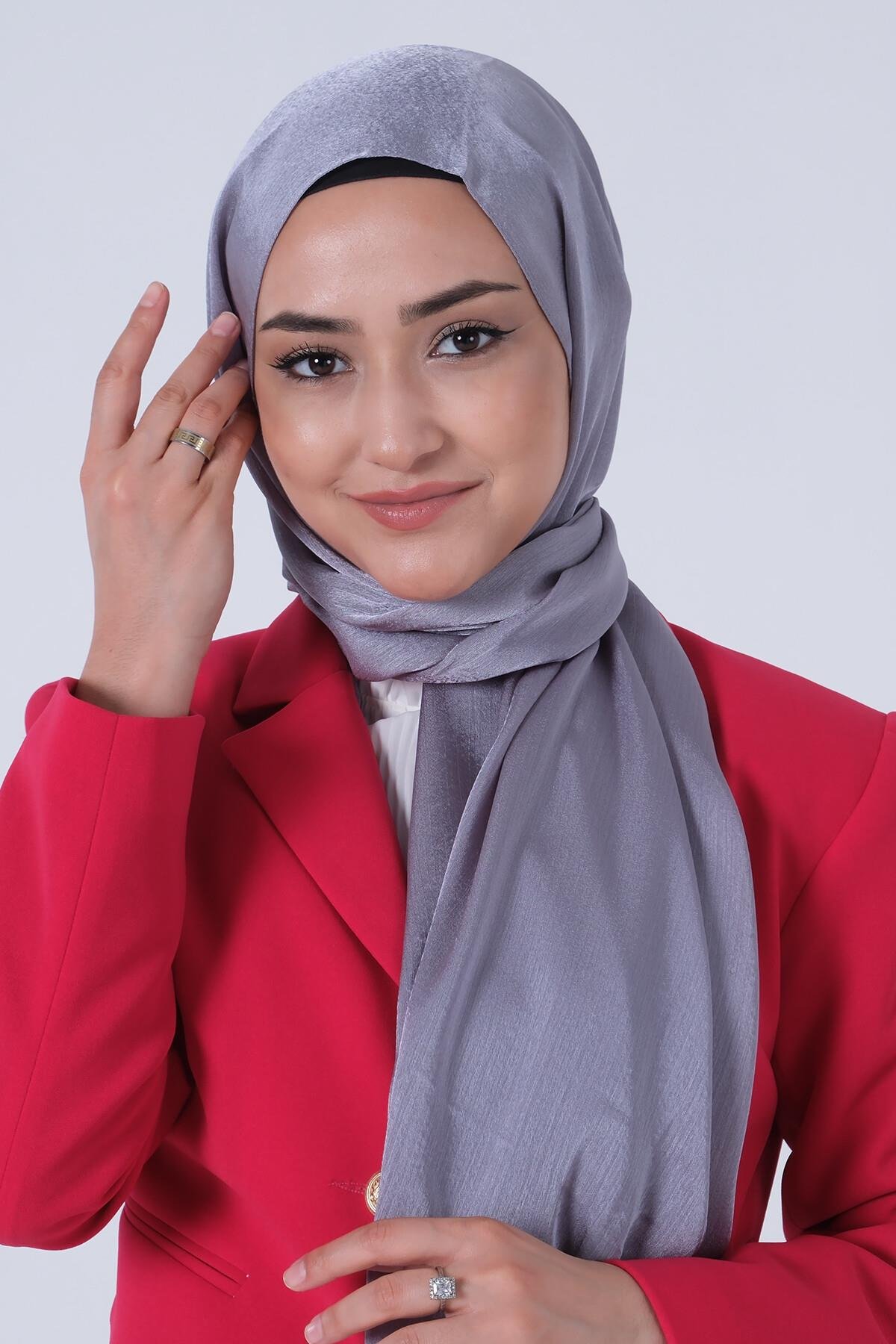 Harem Scarf Janjan Şal Gri