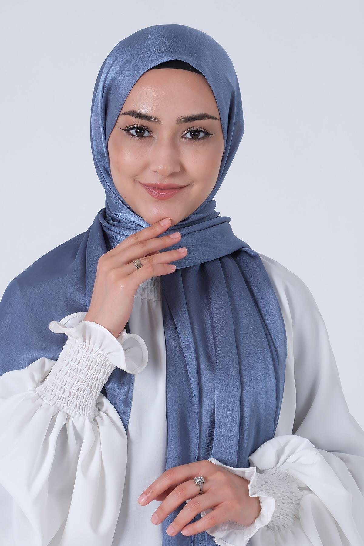 Harem Scarf Janjan Şal İndigo