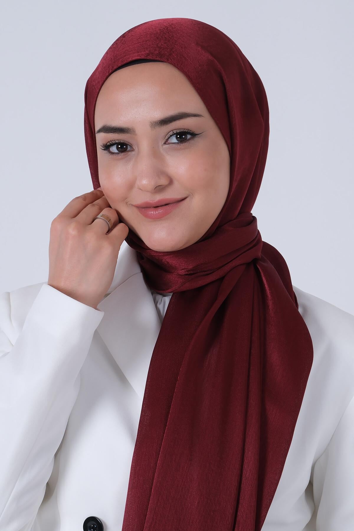 Harem Scarf Janjan Şal Kızılcık