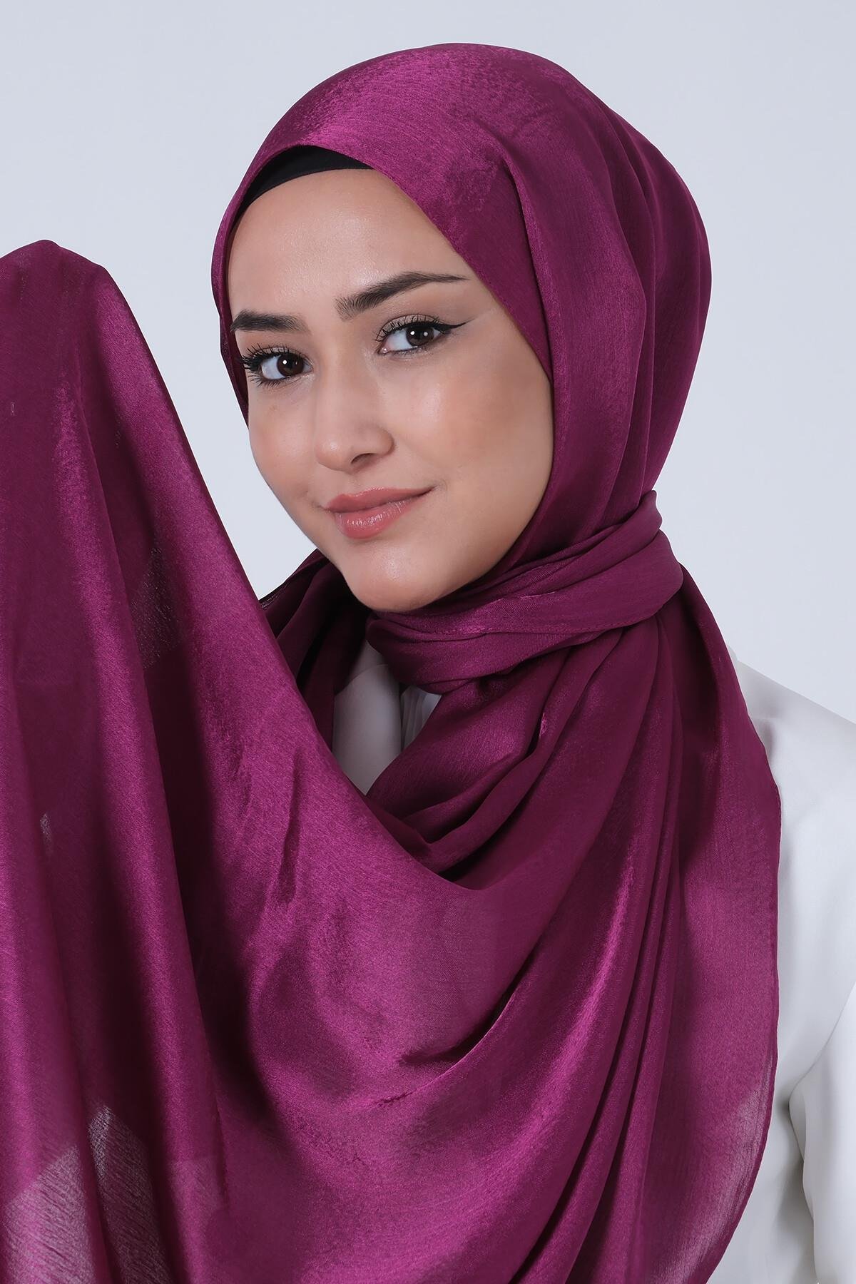 Harem Scarf Janjan Şal Koyu Fuşya