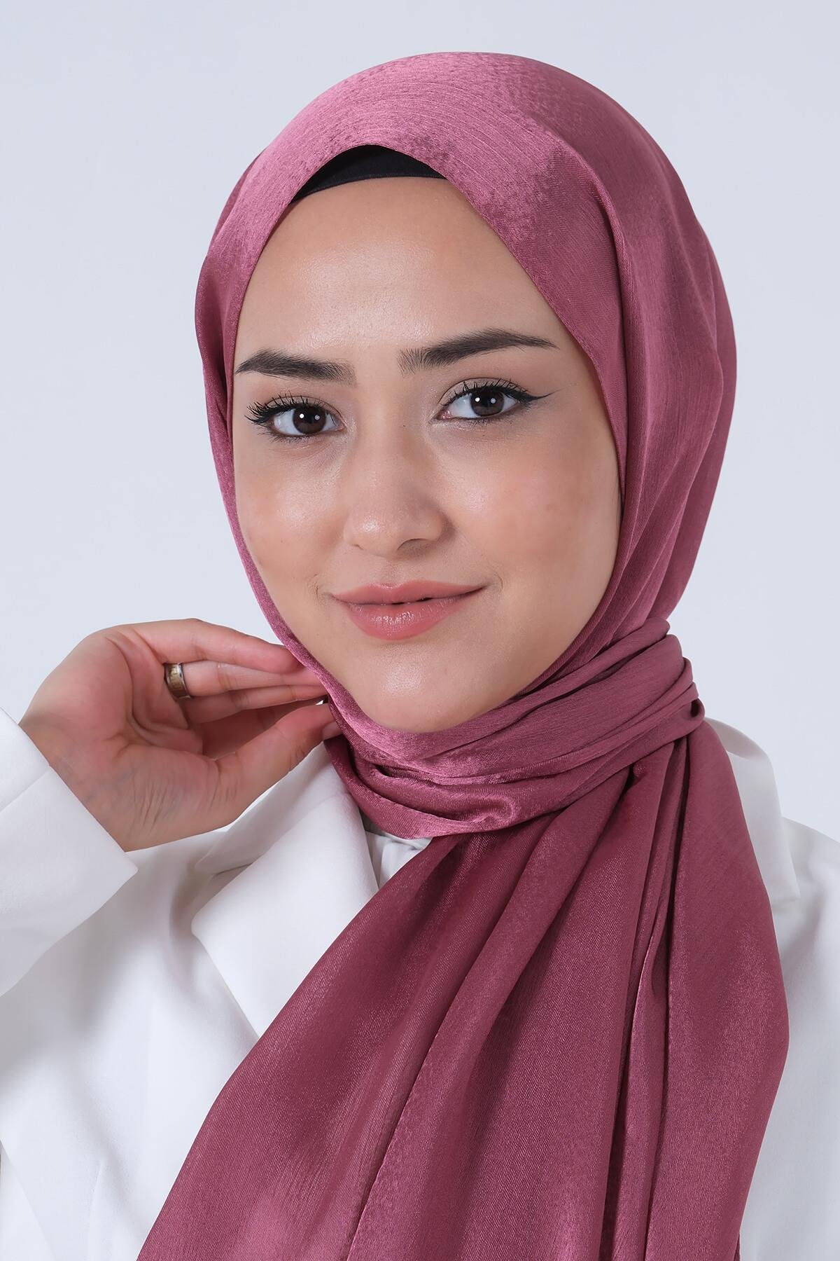 Harem Scarf Janjan Şal Koyu Leylak