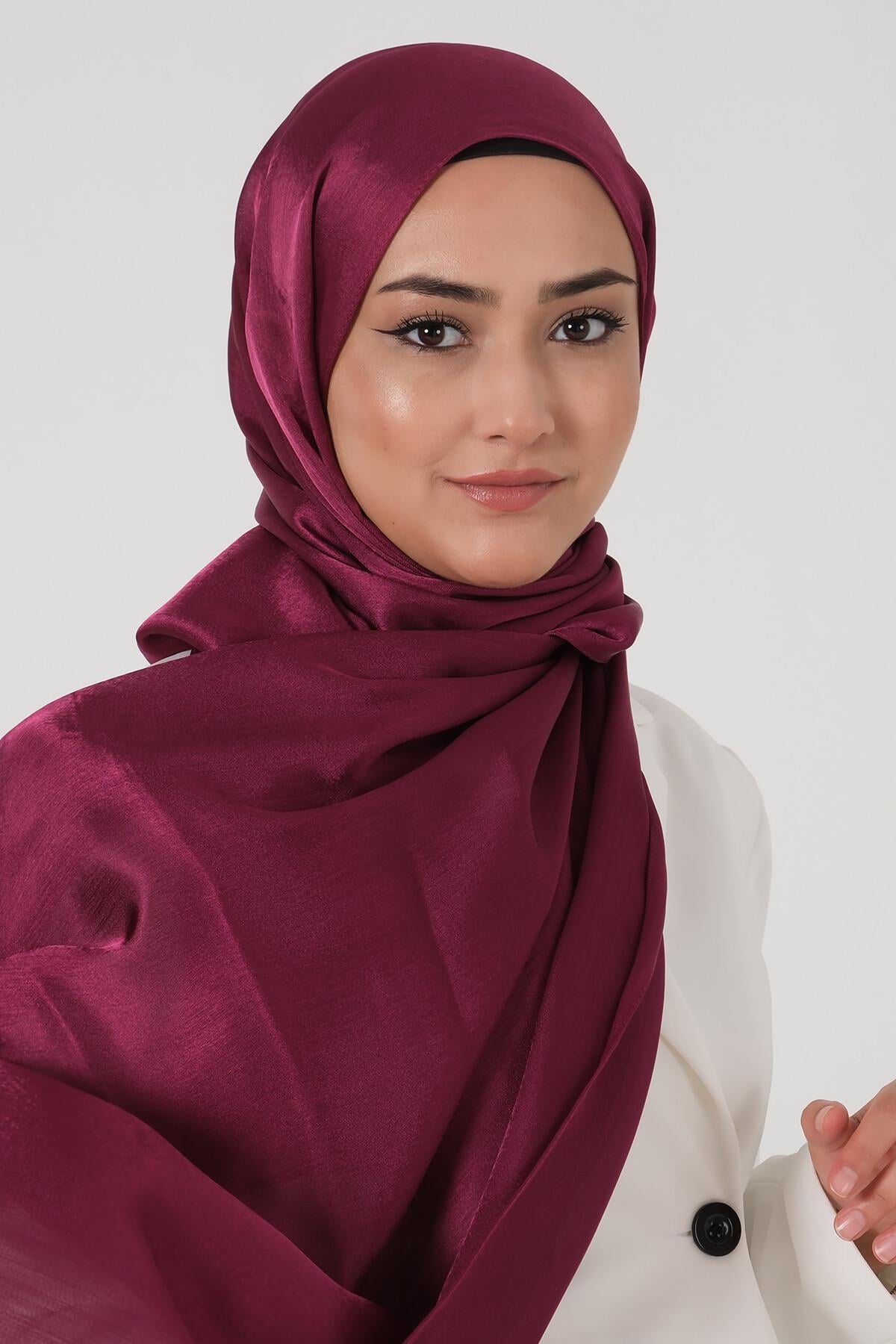 Harem Scarf Janjan Şal Mürdüm
