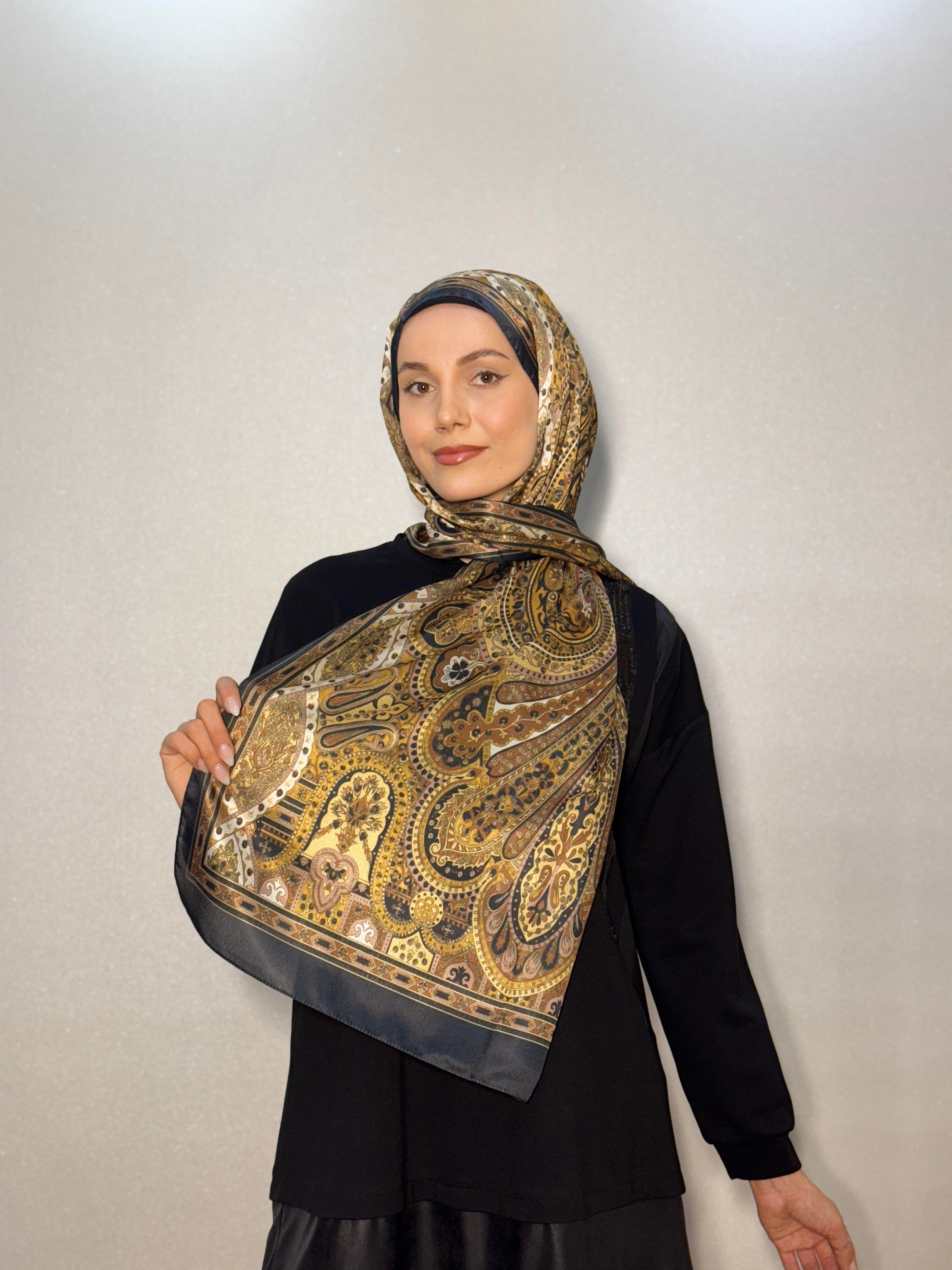 LOTUS ETRO DESEN VUAL İPEK ŞAL