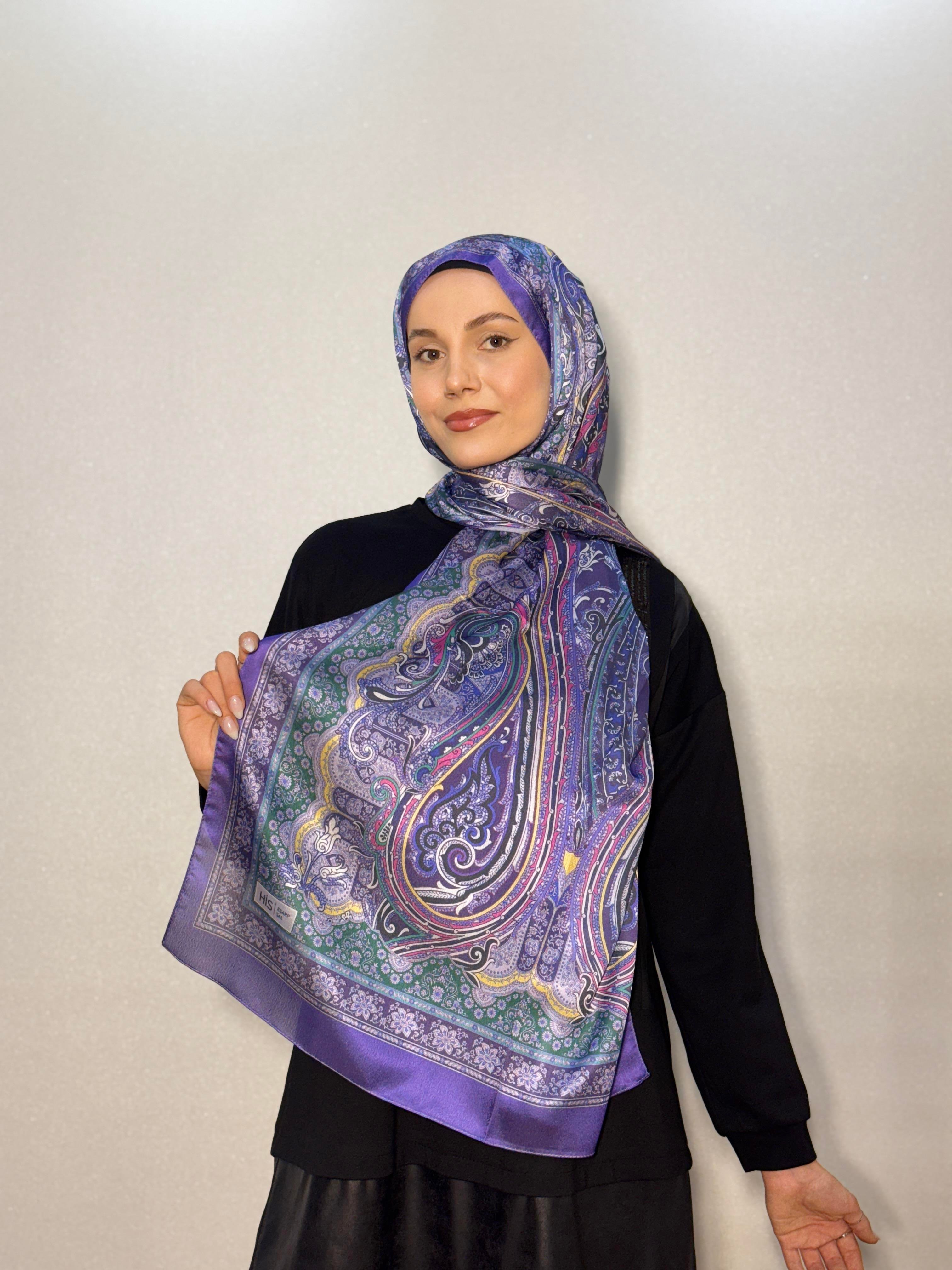 LOTUS ETRO DESEN VUAL İPEK ŞAL