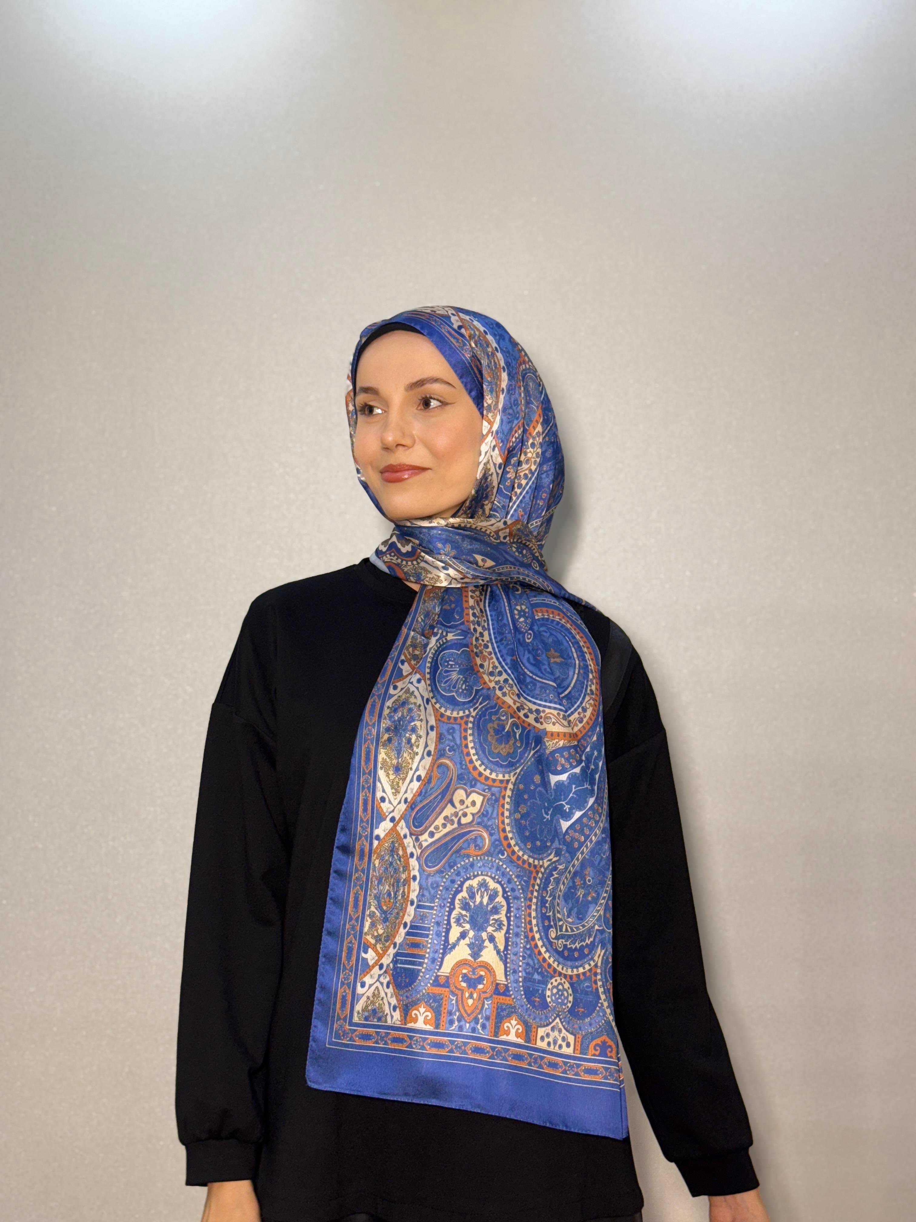 LOTUS ETRO DESEN VUAL İPEK ŞAL