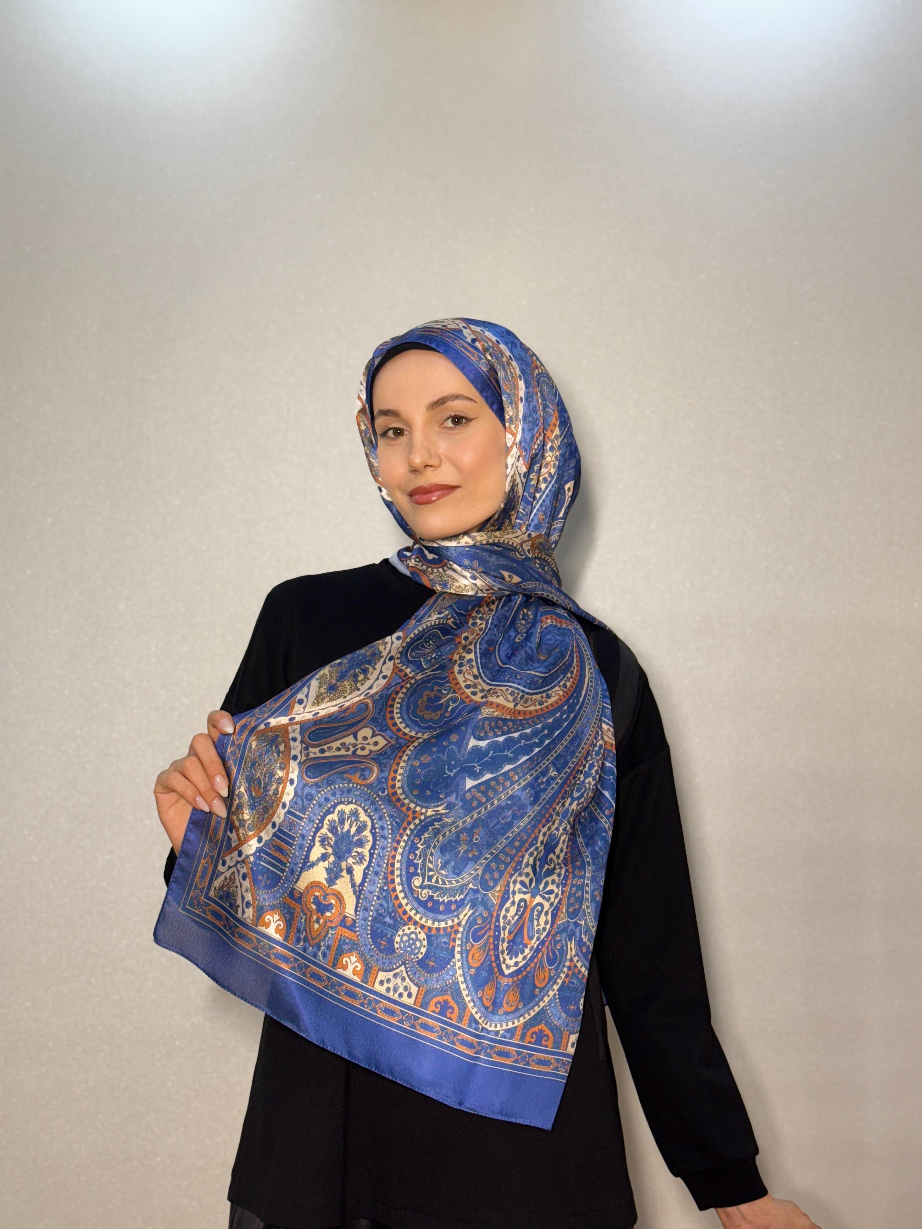 LOTUS ETRO DESEN VUAL İPEK ŞAL