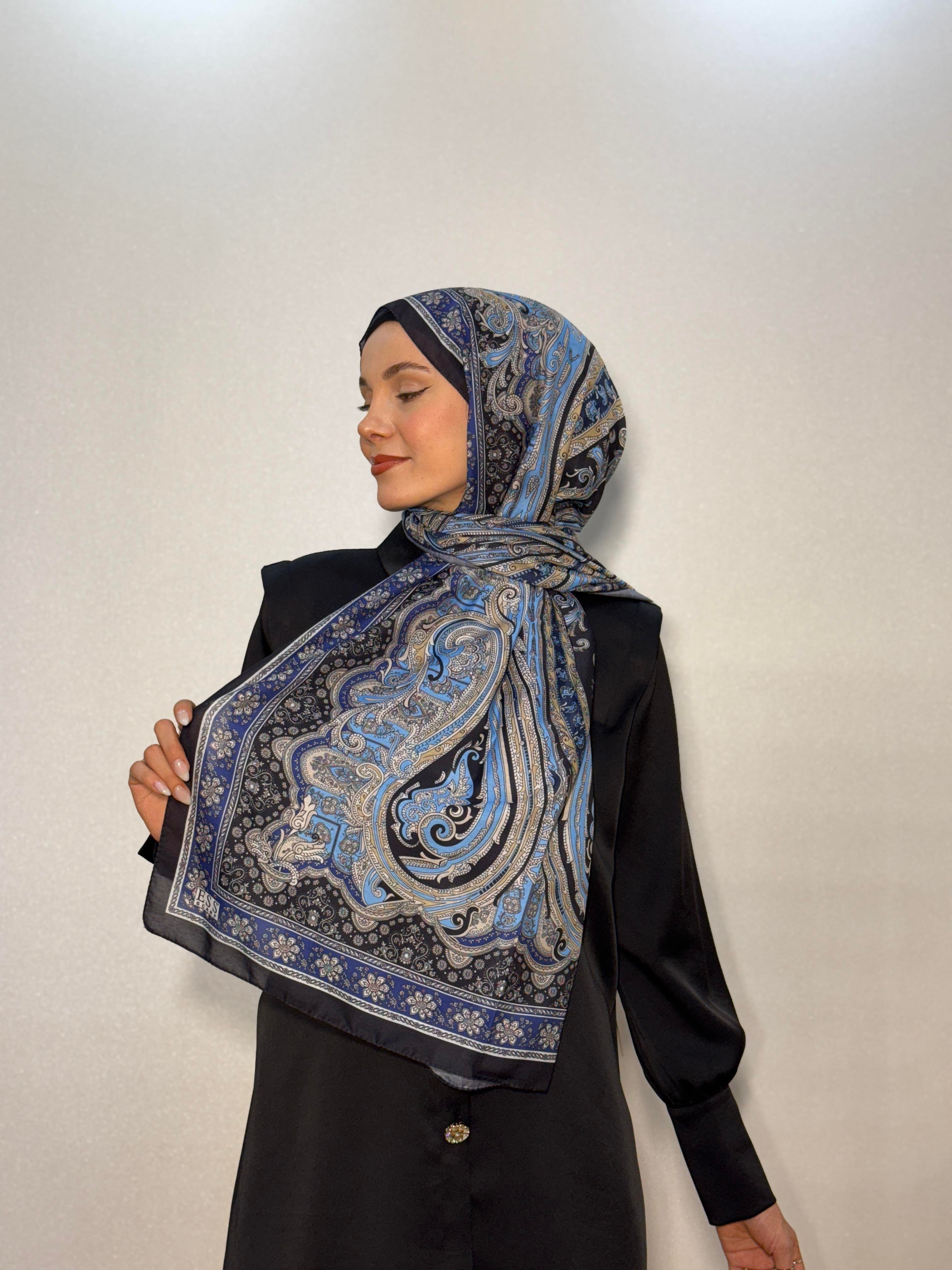 LOTUS ETRO DESEN VUAL İPEK ŞAL