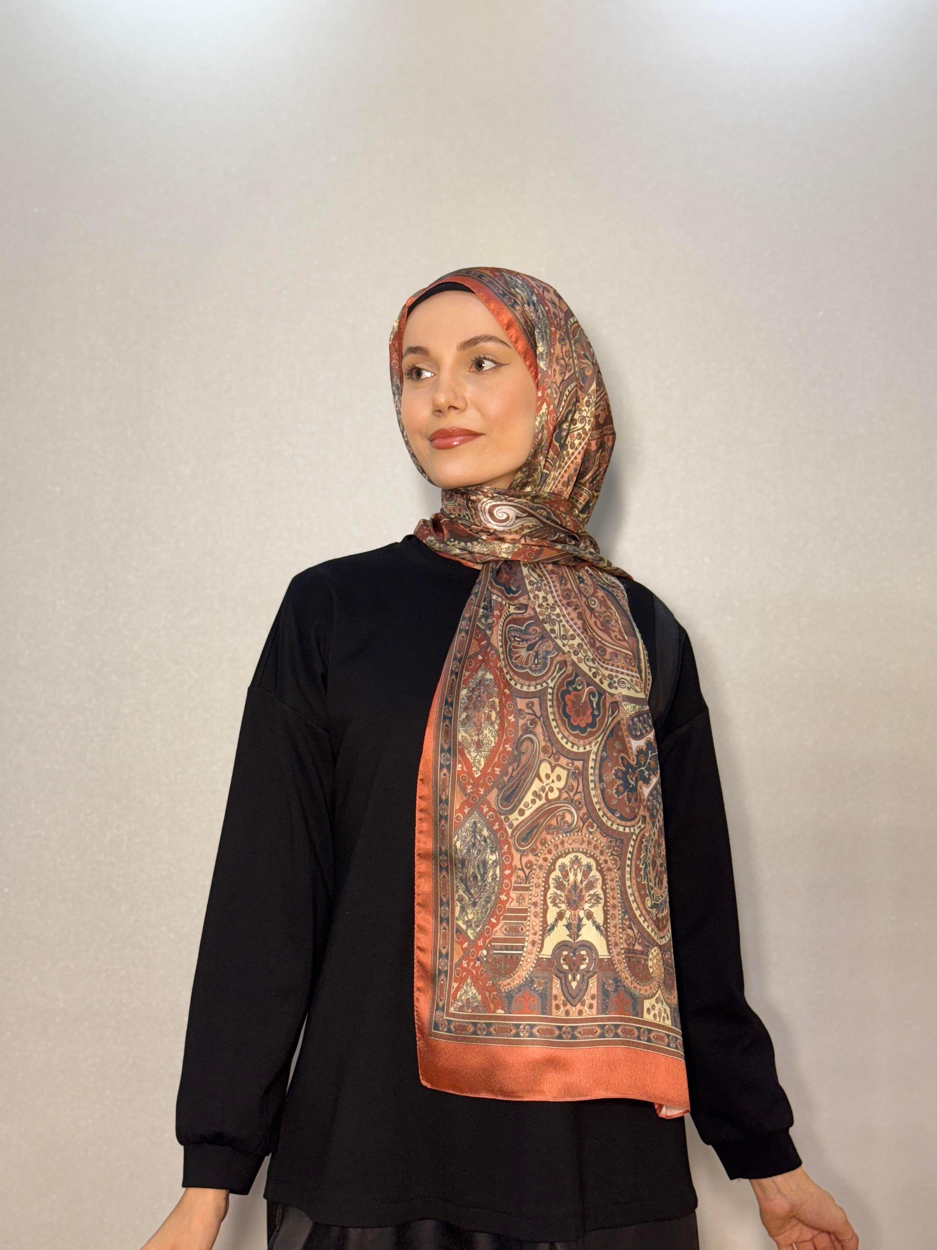 LOTUS ETRO DESEN VUAL İPEK ŞAL
