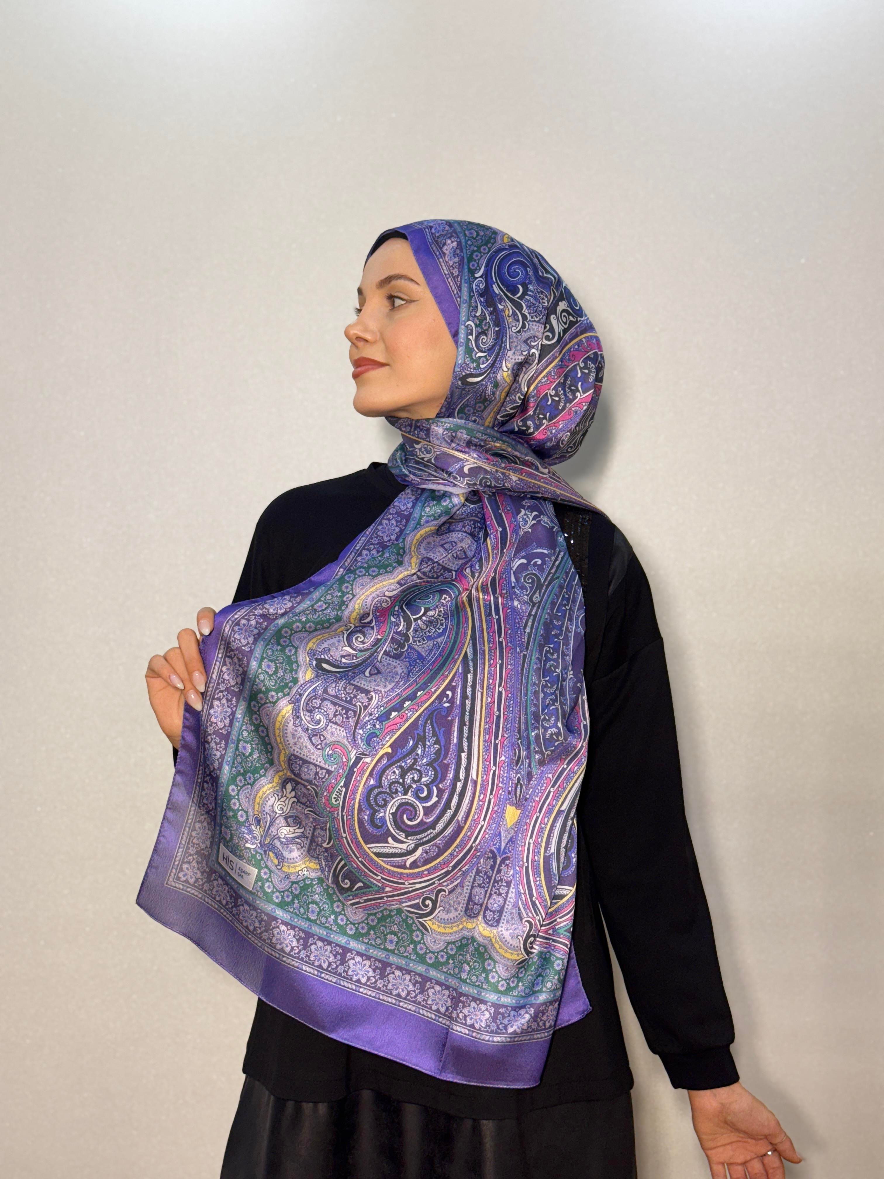 LOTUS ETRO DESEN VUAL İPEK ŞAL